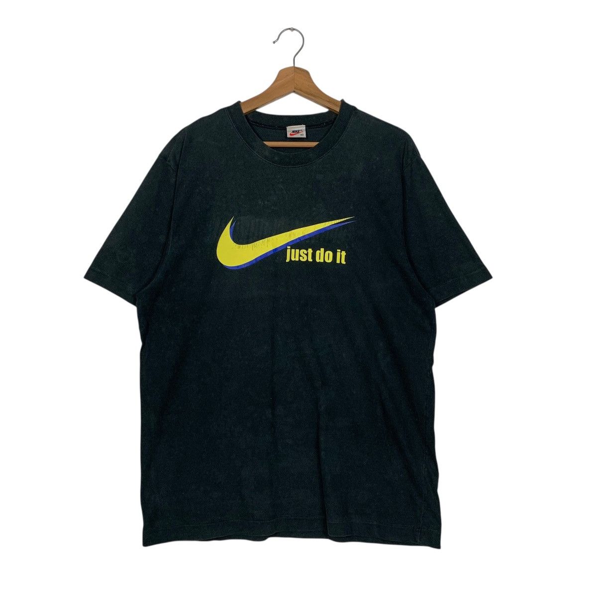 Nike Vintage 90s Nike Swoosh Tee Size US M / EU 48-50 / 2 - 1 Thumbnail