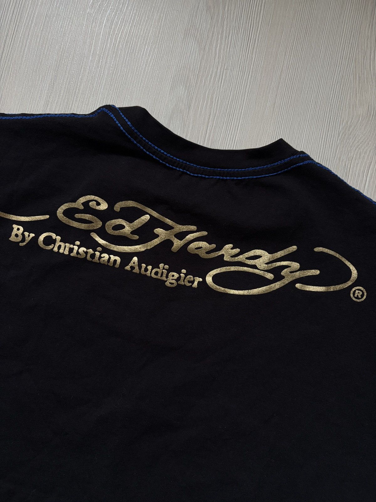 Ed Hardy Ed Hardy Christian Audigier Guns n Roses Rhinestone T-shirt Size US S / EU 44-46 / 1 - 11 Thumbnail