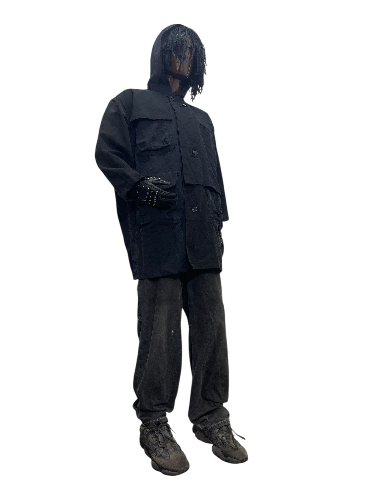 Yohji Yamamoto Wide Hoodie Jacket Pour Deux Japan Hybrid Baggy 7🟩1 Size US M / EU 48-50 / 2 - 2 Thumbnail