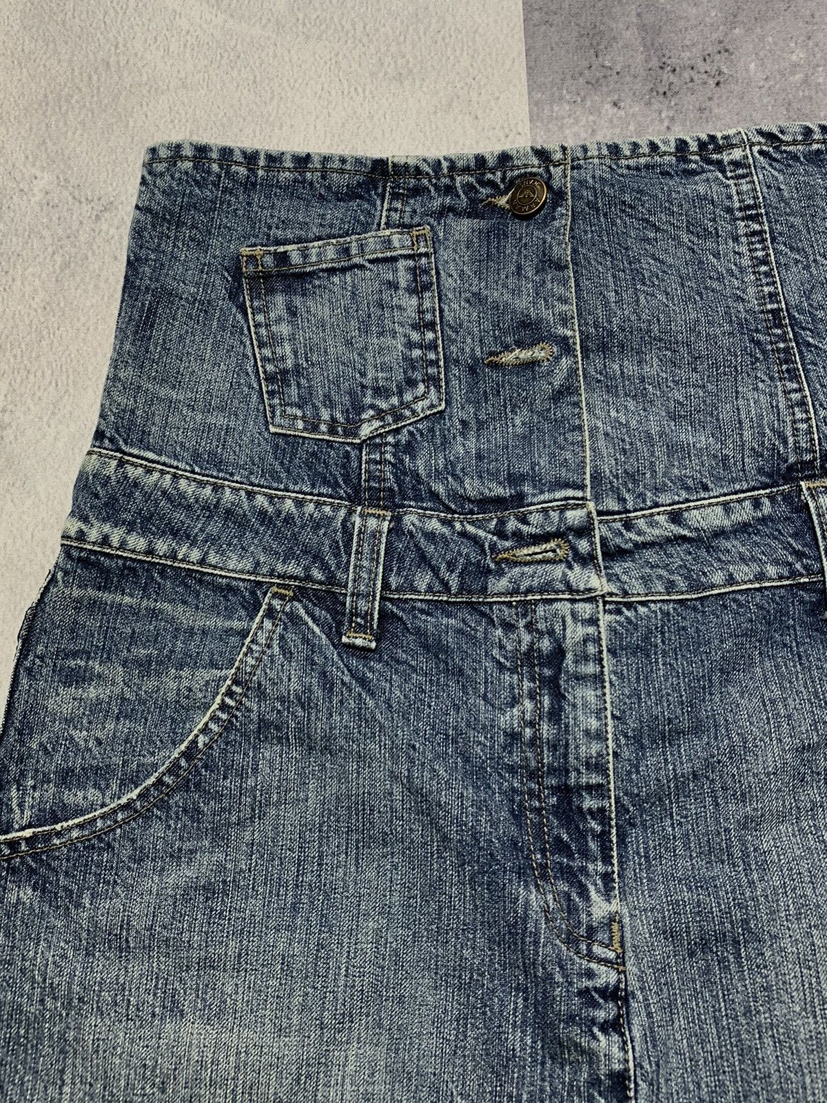 Armani × Vintage Vintage Y2K Armani jeans denim skirt streetwear size 30 Size 30" / US 8 / IT 44 - 2 Thumbnail