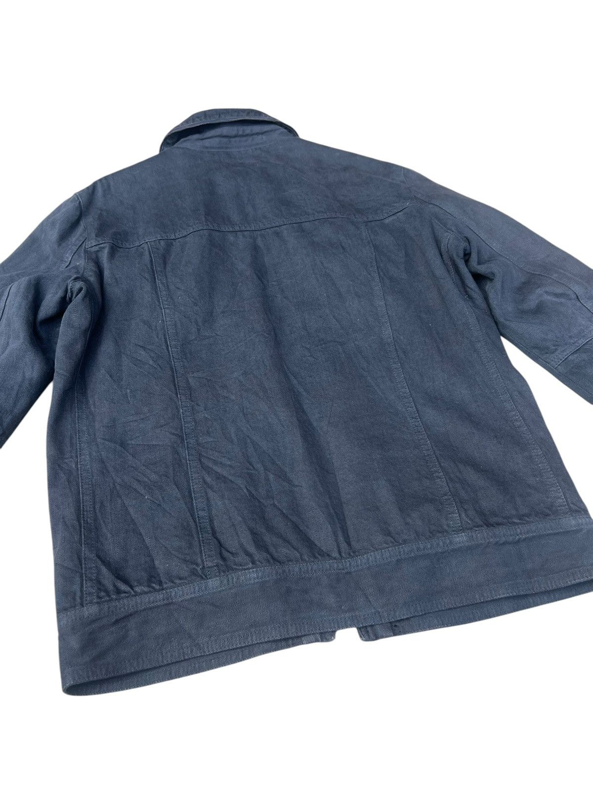 Japanese Brand PARANOID Japan RiRi Zip Quilted Lined Trucker Denim Jacket Size US M / EU 48-50 / 2 - 21 Thumbnail