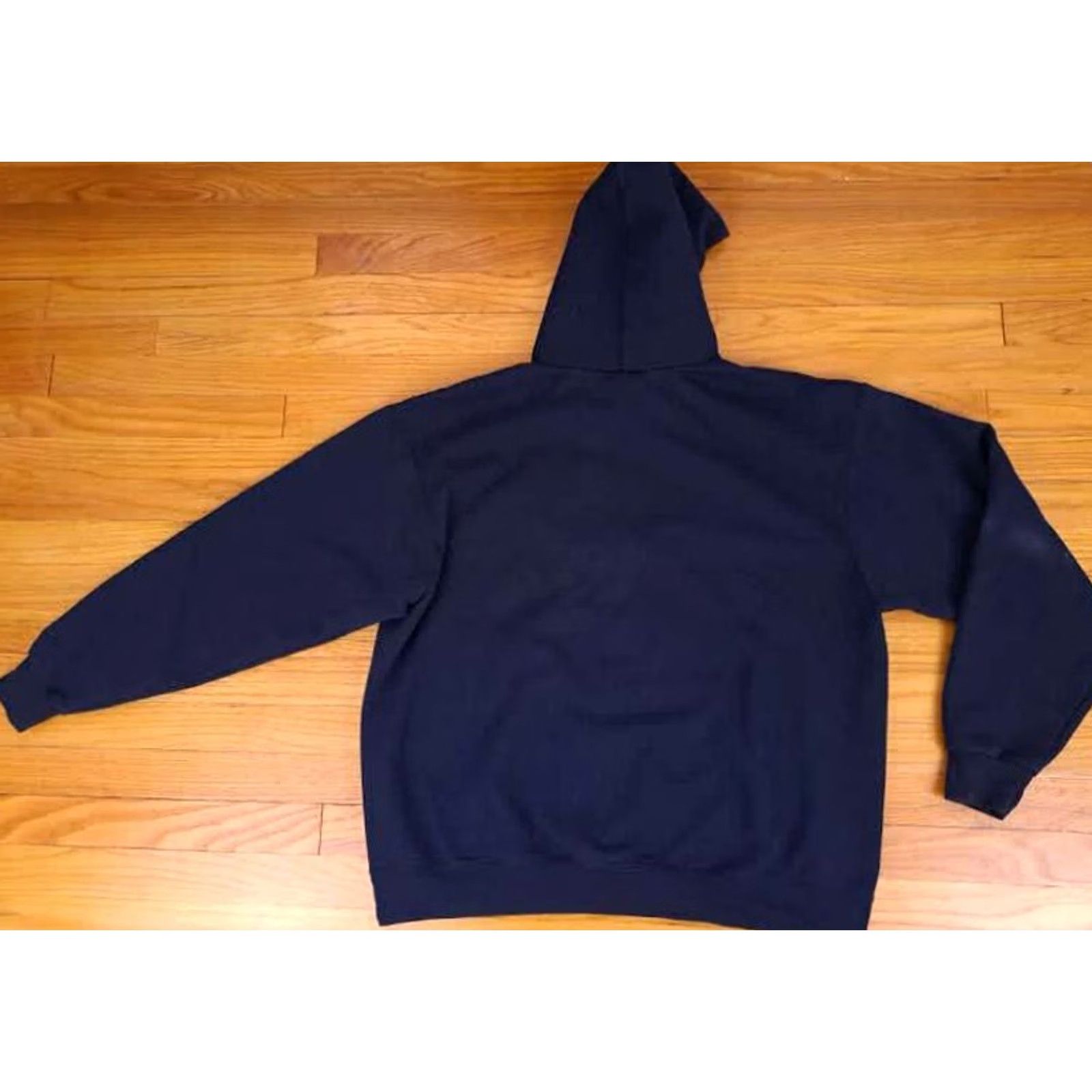 Vintage VINTAGE Harvard University Hooded Sweatshirt XL Blue Cotton Pullover Embroidered Champion Eco fleece Size US XL / EU 56 / 4 - 6 Thumbnail