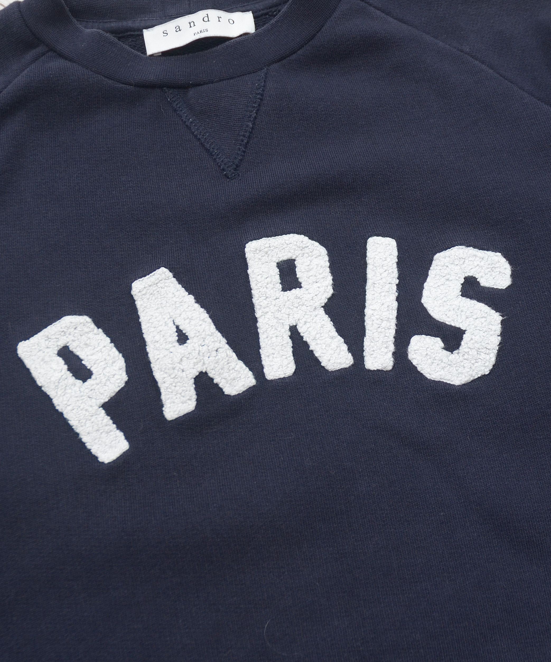 Sandro Vintage Sandro Paris Appliqué Sweatshirt Crewneck Unisex Size US XS / EU 42 / 0 - 4 Thumbnail