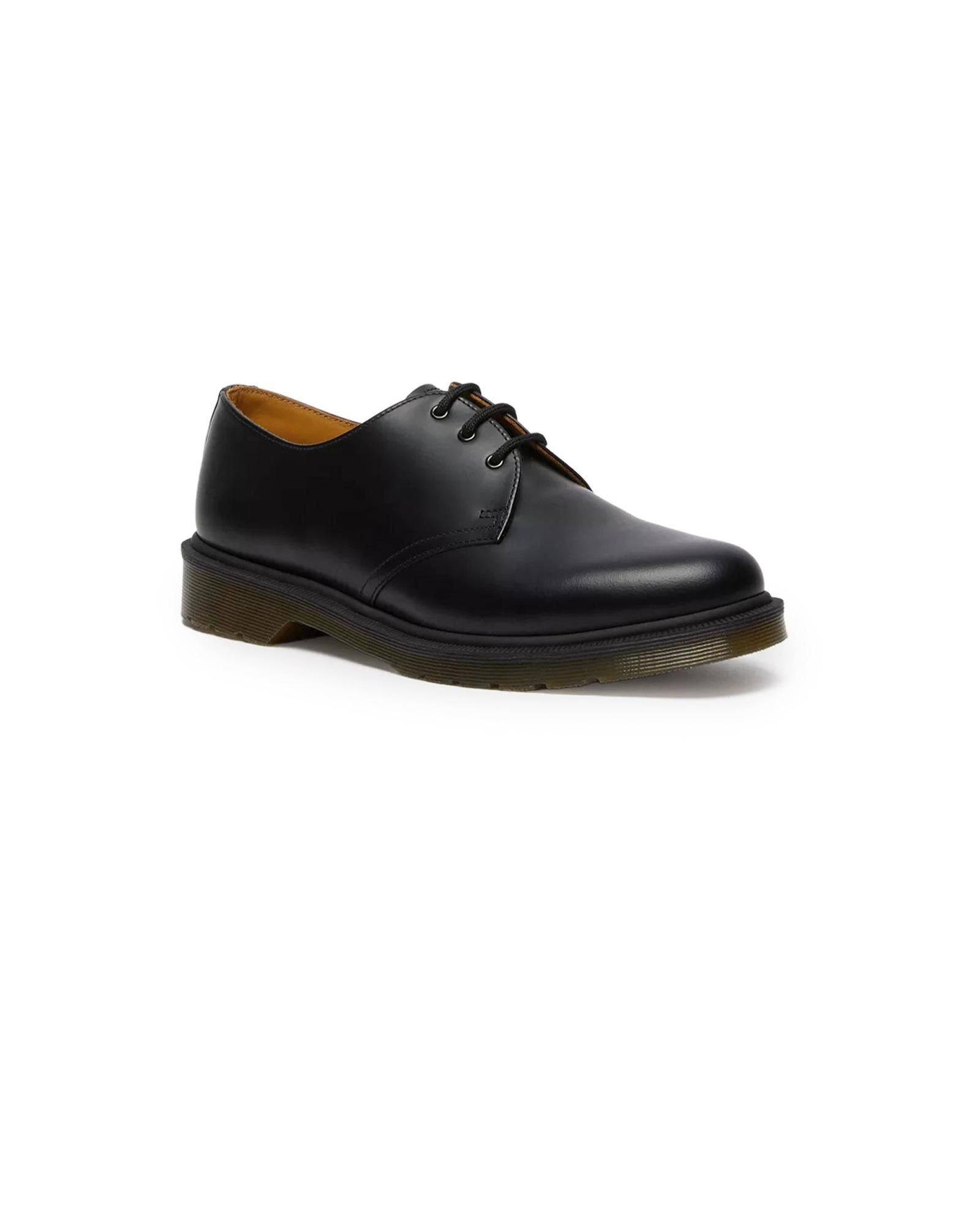 image of Dr Martens Plain Leather Lace Up Shoes in Black, Men's (Size 12)