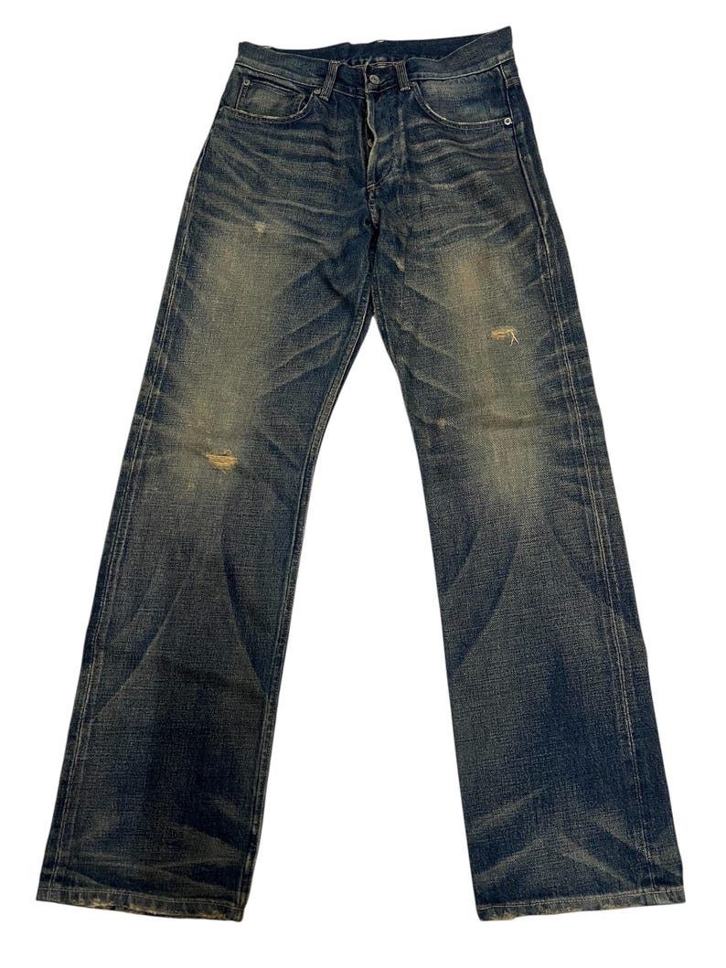 Japanese Brand Beauty & Youth Mud Wash Claw Selvedge Jeans