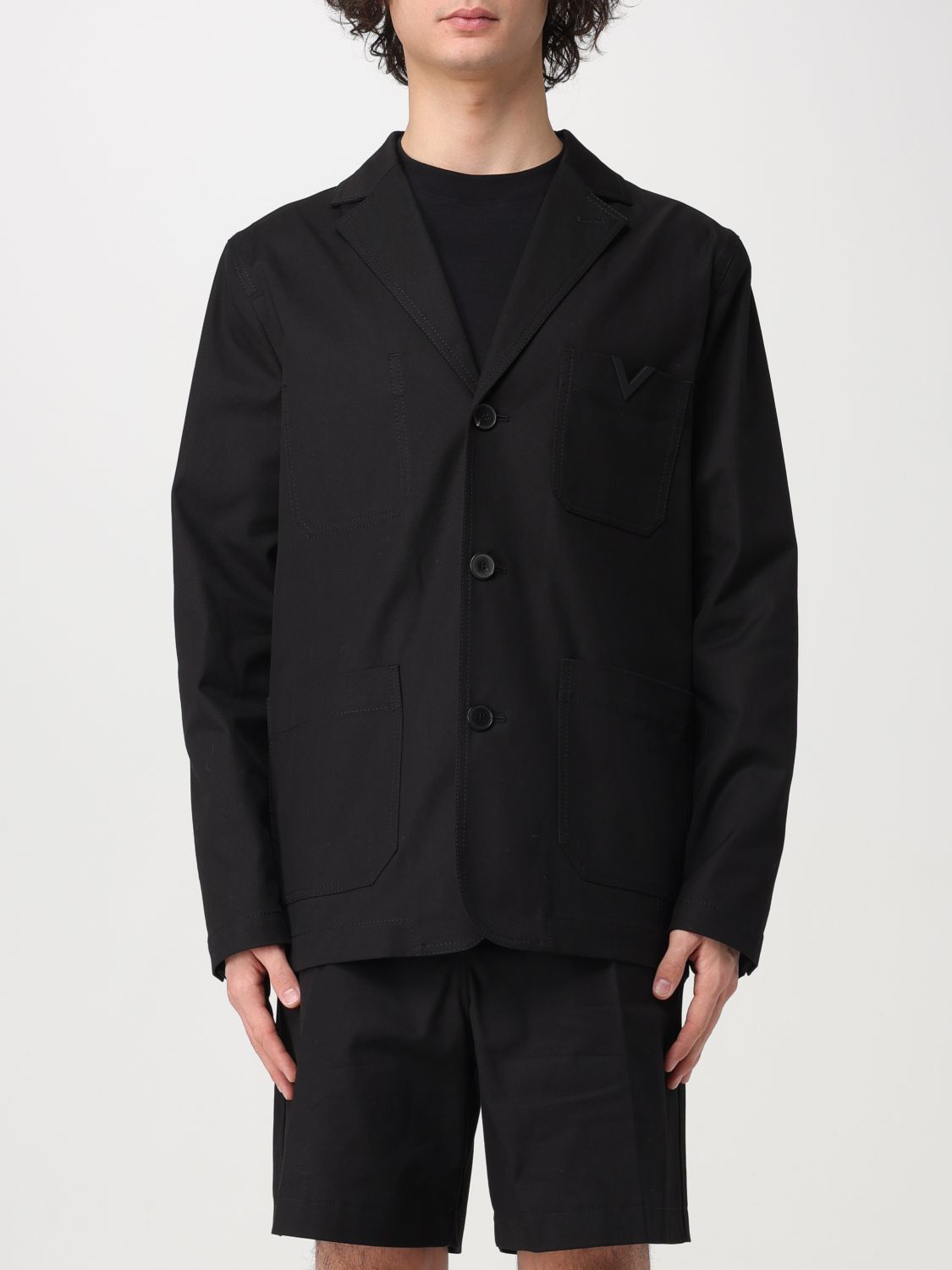 image of Valentino Blazer Men Black (Size XL)