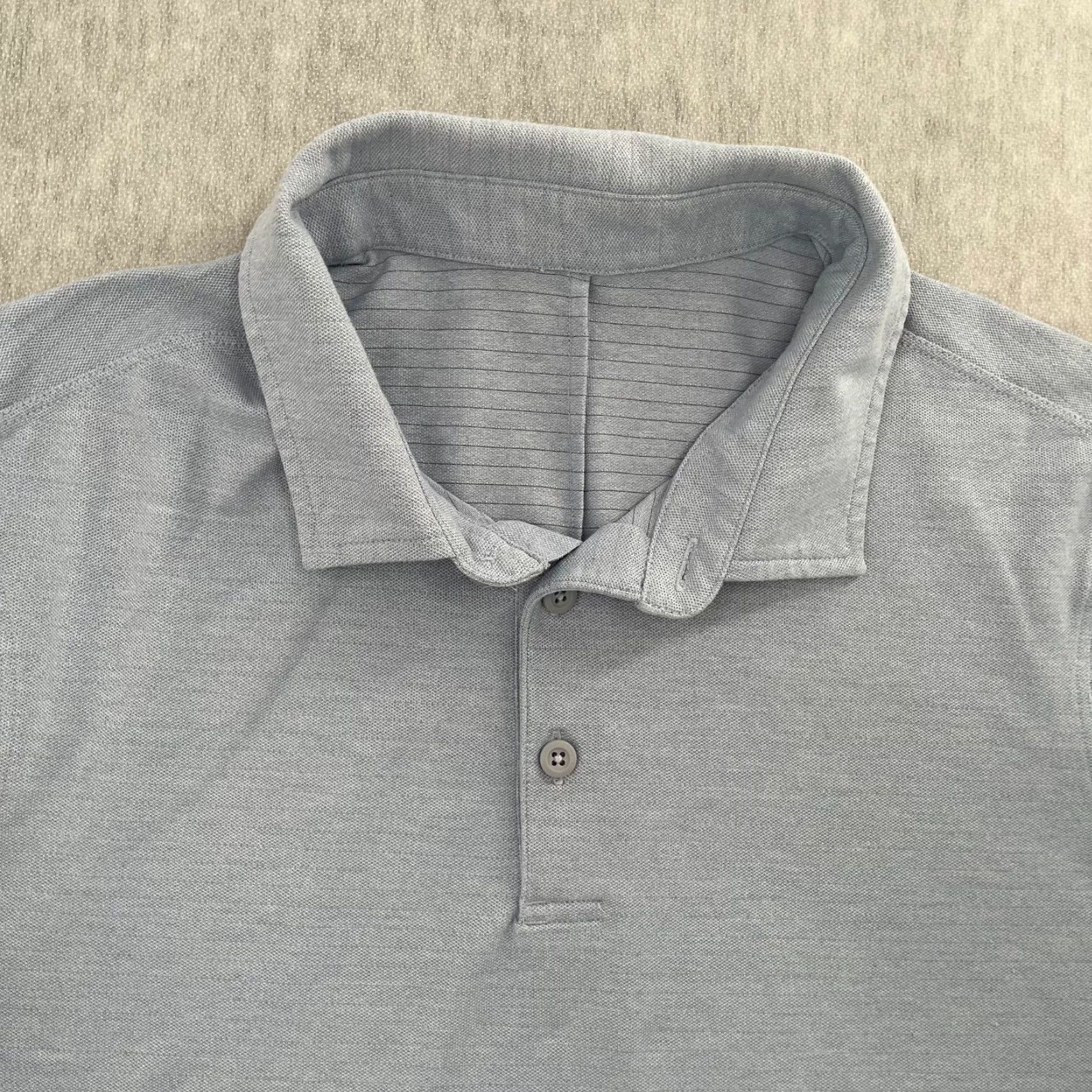 Lululemon VINTAGE Lululemon Polo Shirt Men Small Short Sleeve Activewear Blue Tech 90s Size US S / EU 44-46 / 1 - 3 Thumbnail