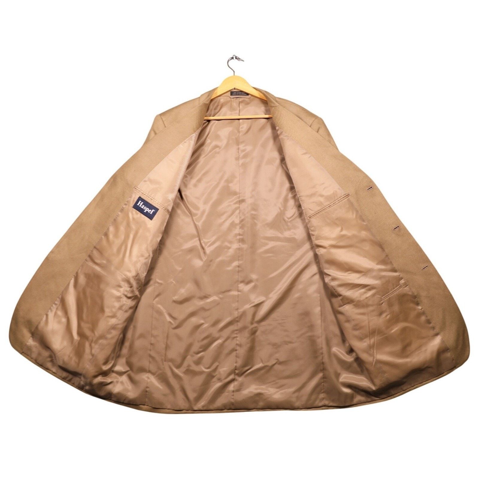 Haspel Vintage Haspel 2 Piece Suit Mens 48L Tan Brown Size 48L - 3 Thumbnail