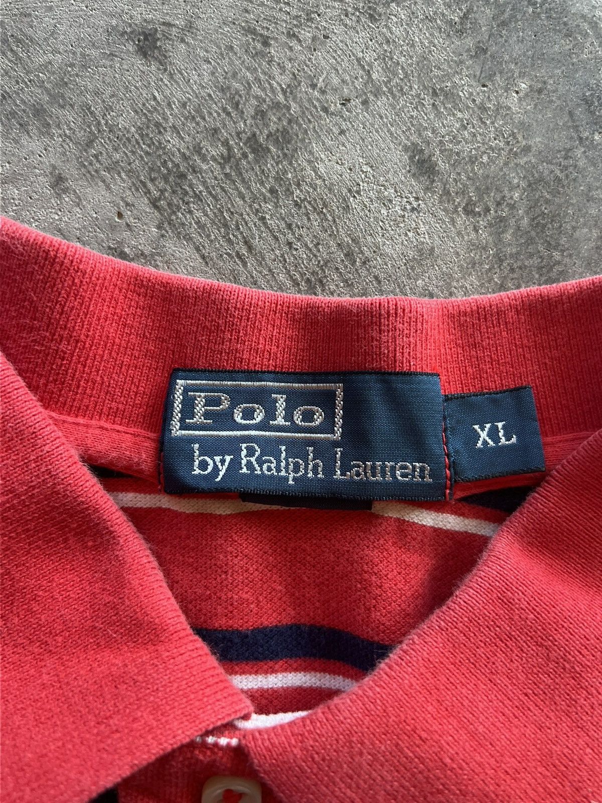 Polo Ralph Lauren Polo Ralph Lauren Red Striped Shirt Size US XL / EU 56 / 4 - 3 Thumbnail