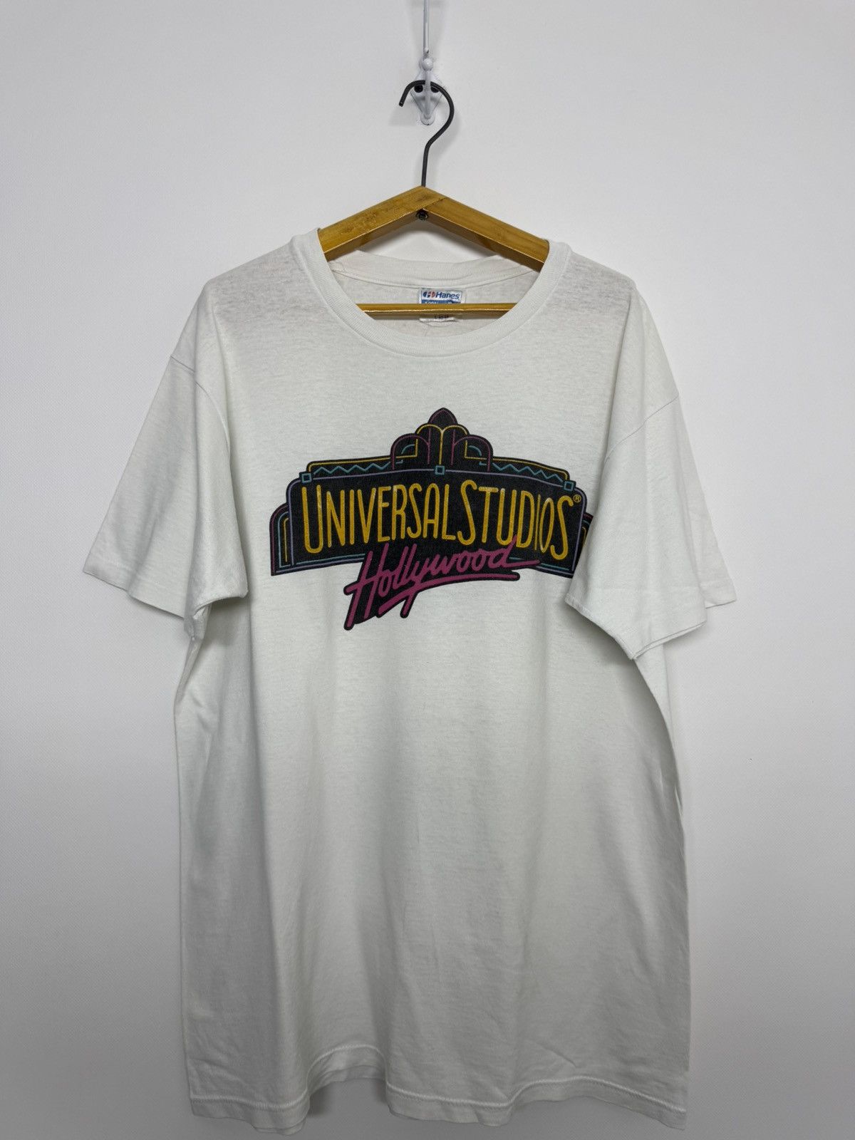 Hanes vintage 90s UNIVERSAL STUDIOS HOLLYWOOD T-Shirt Size US L / EU 52-54 / 3 - 2 Thumbnail