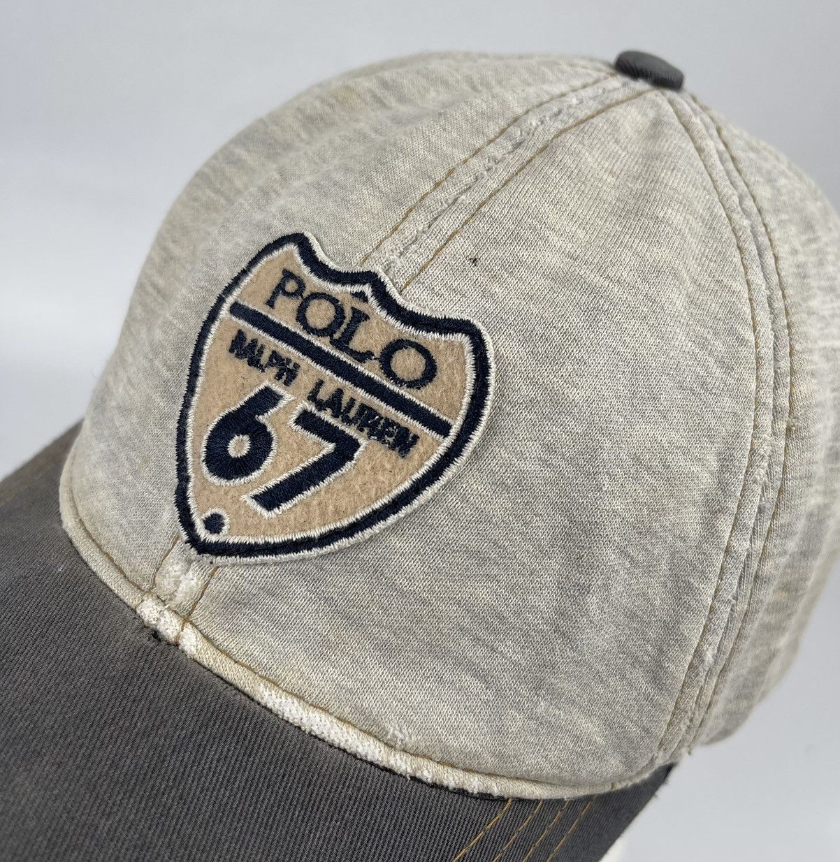 Polo Ralph Lauren × Ralph Lauren × Vintage distressed vintage polo sport ralph lauren hat cap tc28 Size ONE SIZE - 9 Thumbnail