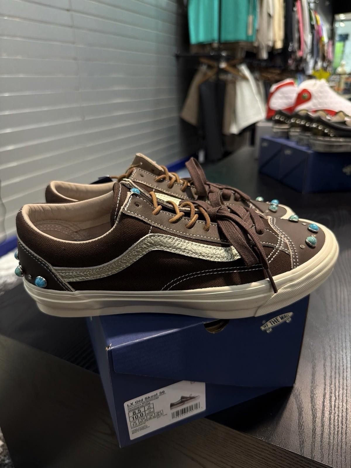 Vans Size 8.5 - Vans LX Old Skool 36 Gemstone Mushroom Mocha Size US 8.5 / EU 41-42 - 12 Thumbnail