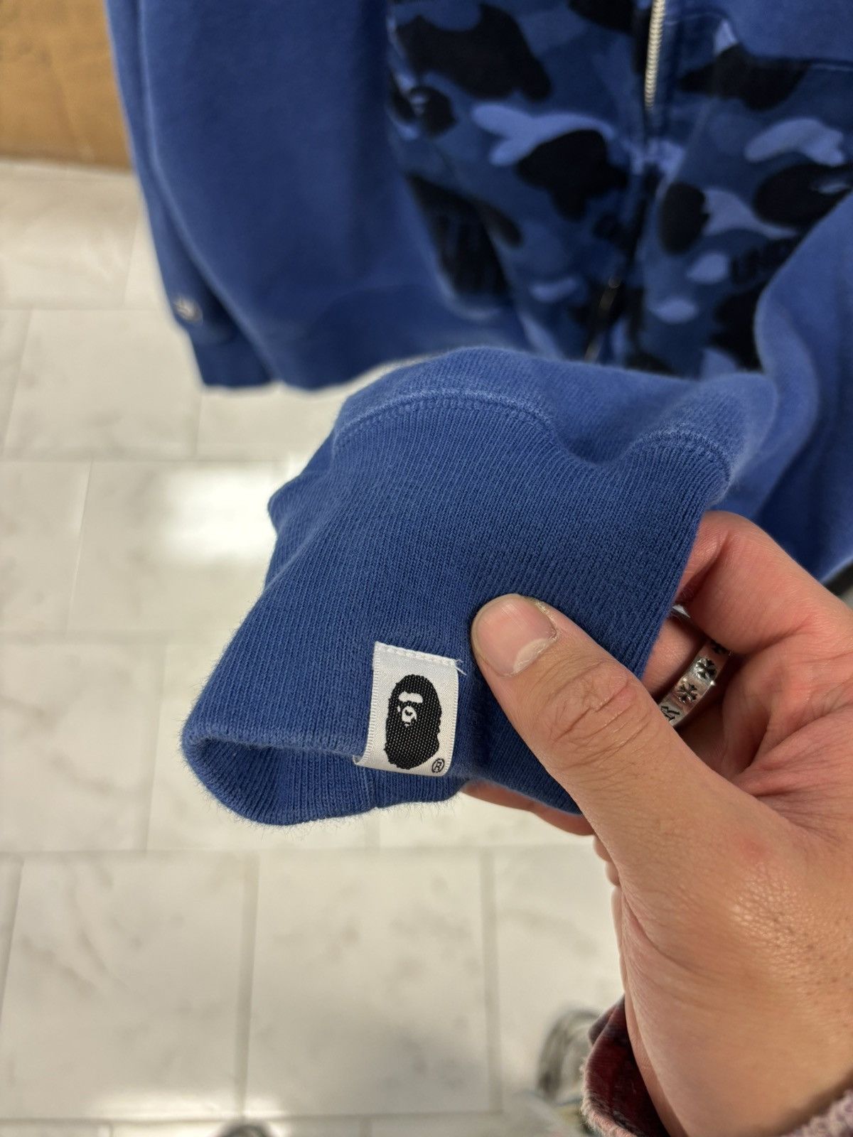Bape × Undefeated Bape undefeated blue hoodie Size US XXL / EU 58 / 5 - 8 Thumbnail