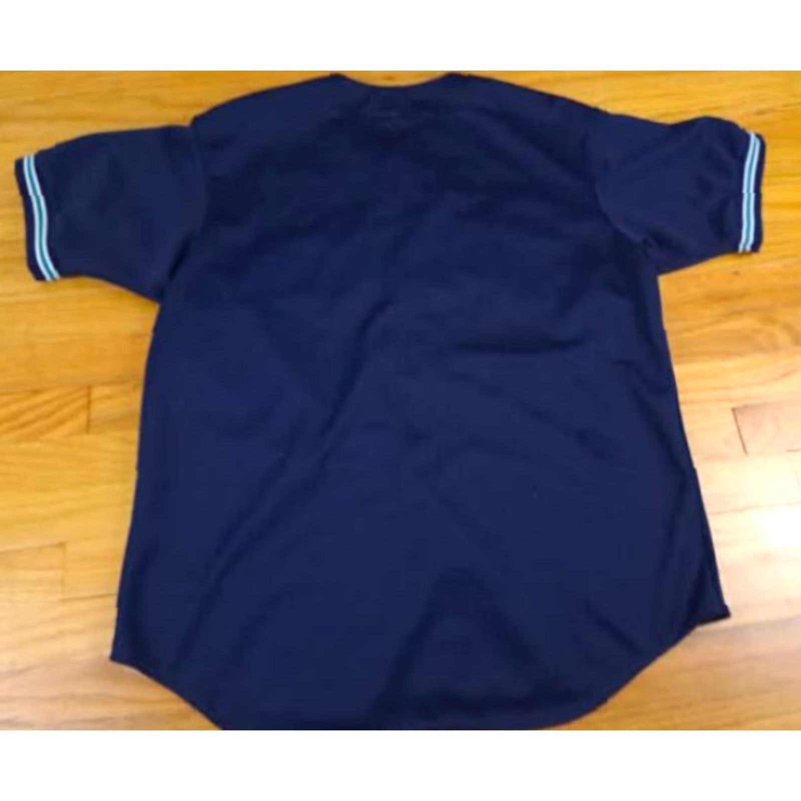X-LARGE Majestic Seattle Mariniers Baseball Full Button XL USA Made Home Jersey Shirt Men Dark Teal Size US XL / EU 56 / 4 - 4 Thumbnail