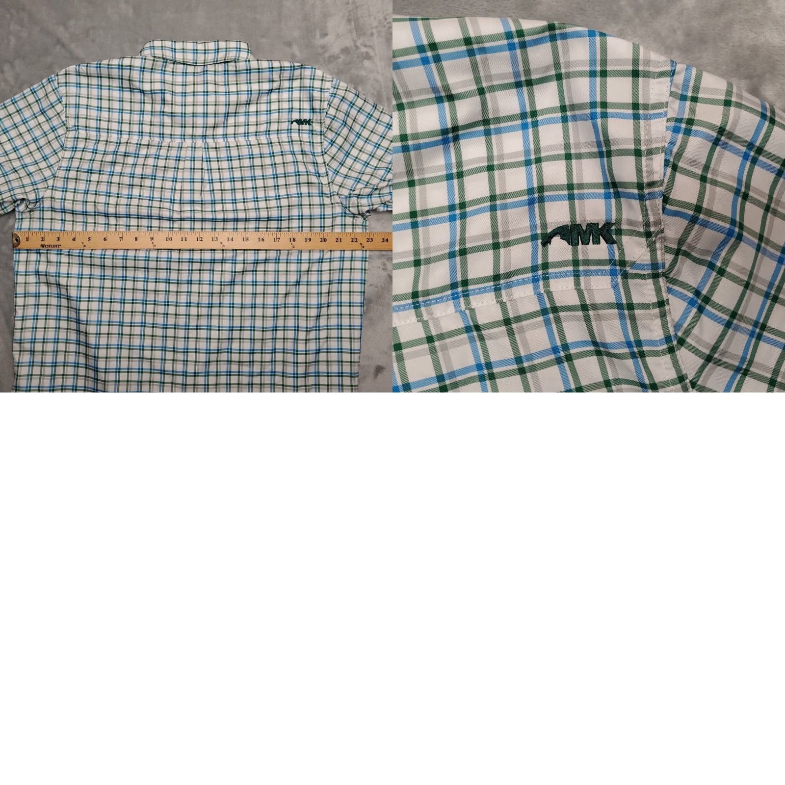 Mountain Khakis VINTAGE Mountain Khakis Shirt Mens L Green Blue Window Pane Plaid Button Classic Fit Size US L / EU 52-54 / 3 - 8 Thumbnail