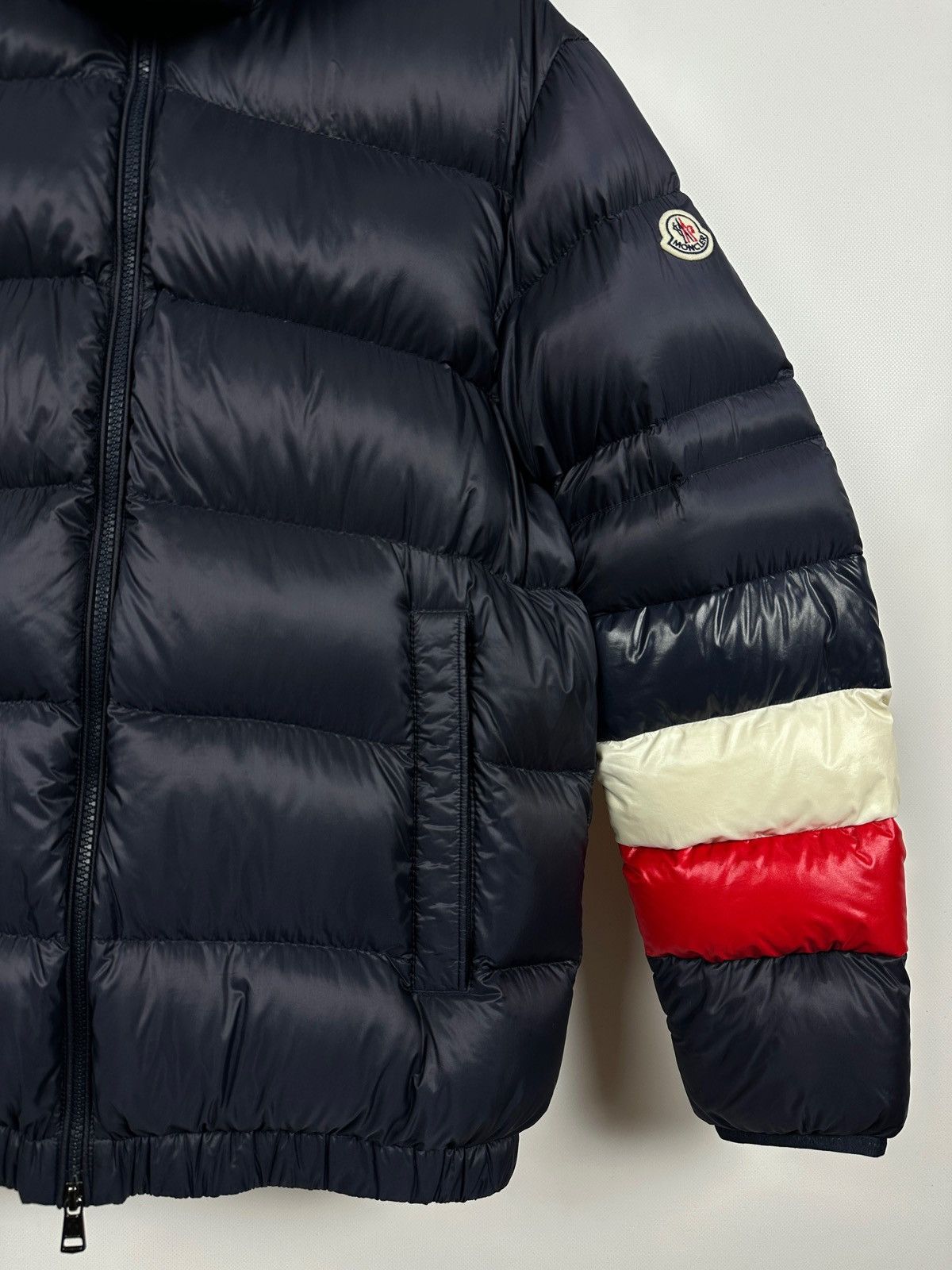Moncler Moncler Willm Giubbotto Navy Blue Hooded Down Puffer Jacket Size US XL / EU 56 / 4 - 9 Thumbnail
