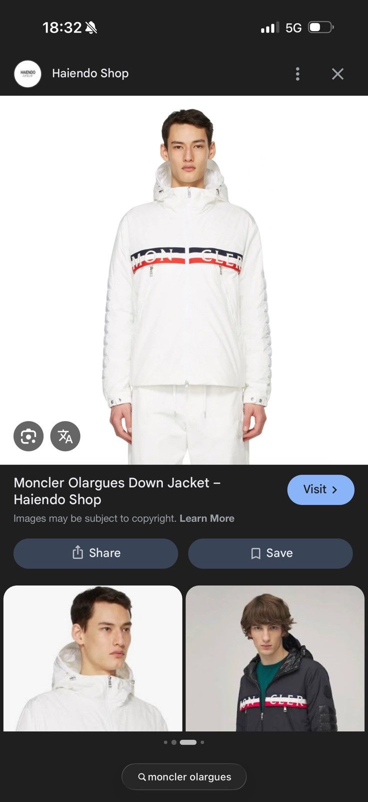 Moncler Moncler Olargues Jacket Size US M / EU 48-50 / 2 - 20 Thumbnail