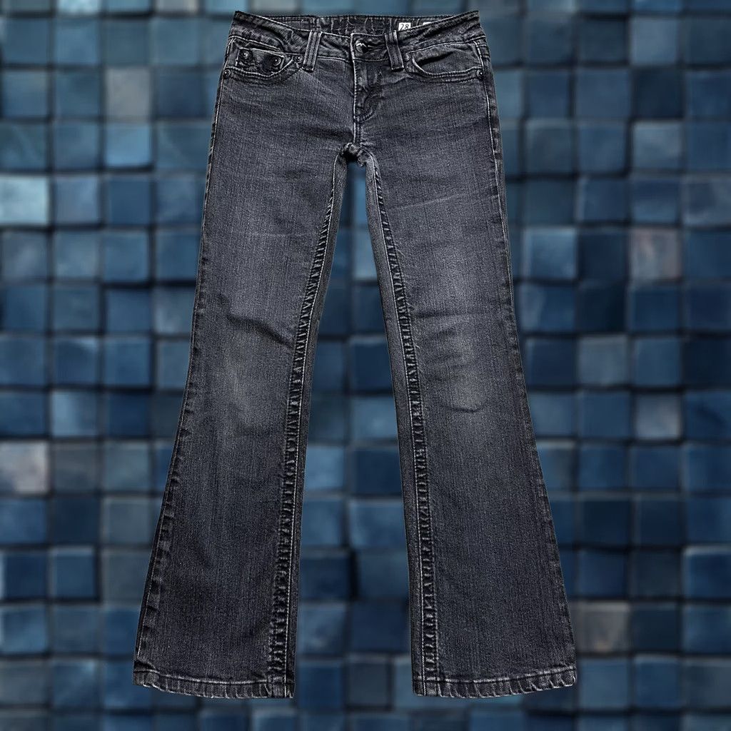 Miss Me Miss Me Jeans Womens Size 28 Black Irene Boot Grunge EUC Size 28" / US 6 / IT 42 - 1 Thumbnail