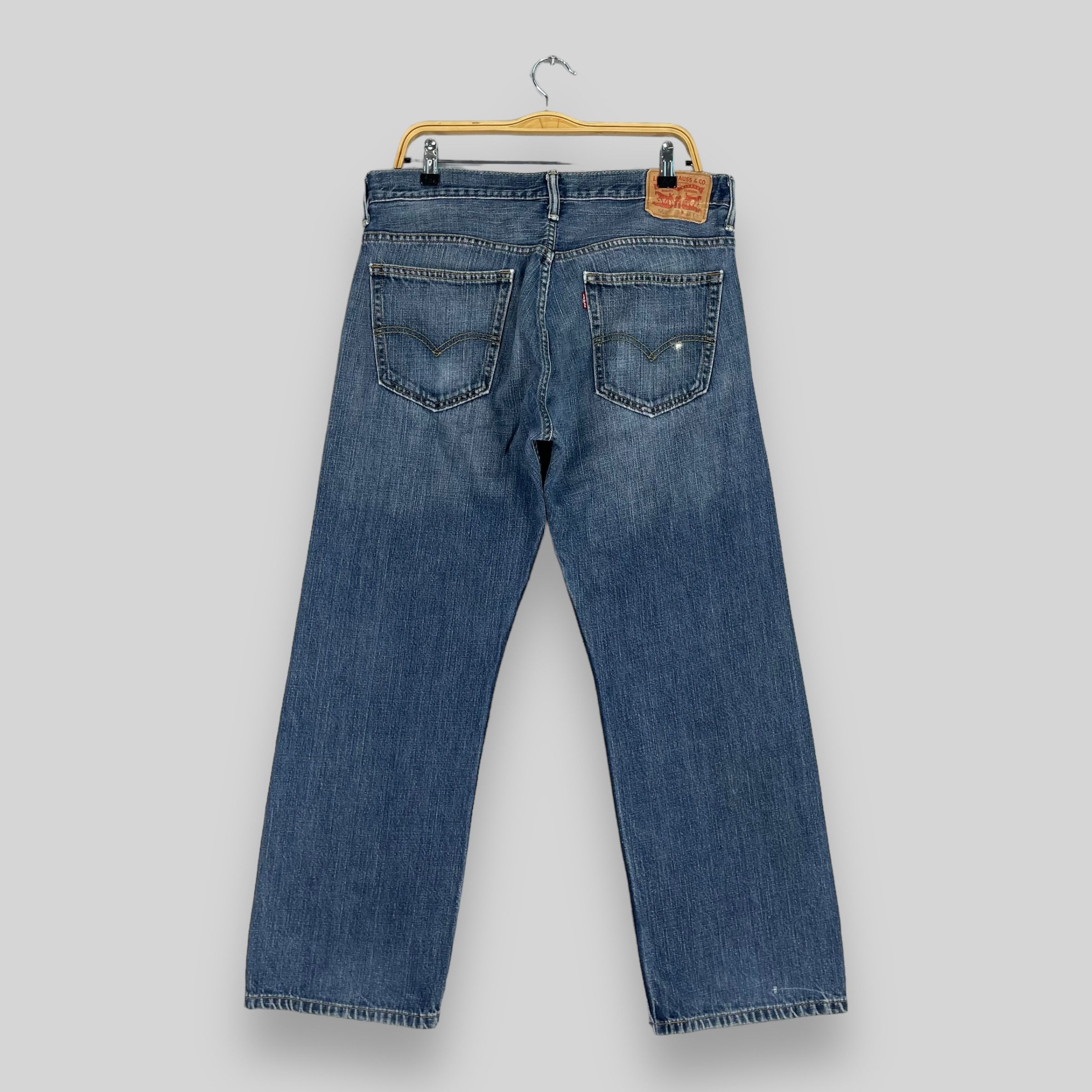 Levi's × Vintage W34 L28 Vintage Levis 569 Loose Straight Distressed Jeans Size US 34 / EU 50 - 7 Thumbnail