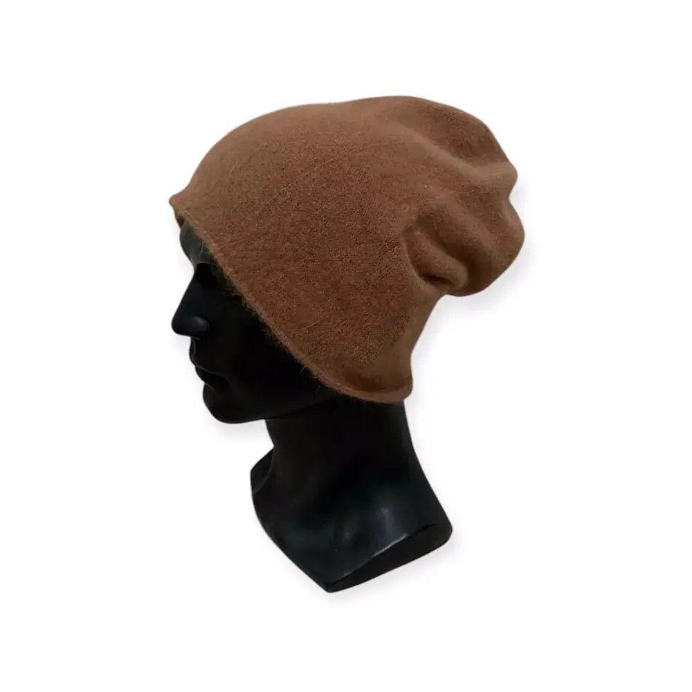 Japanese Brand Japanese Brand Plain Beanie Hat Size ONE SIZE - 1 Thumbnail