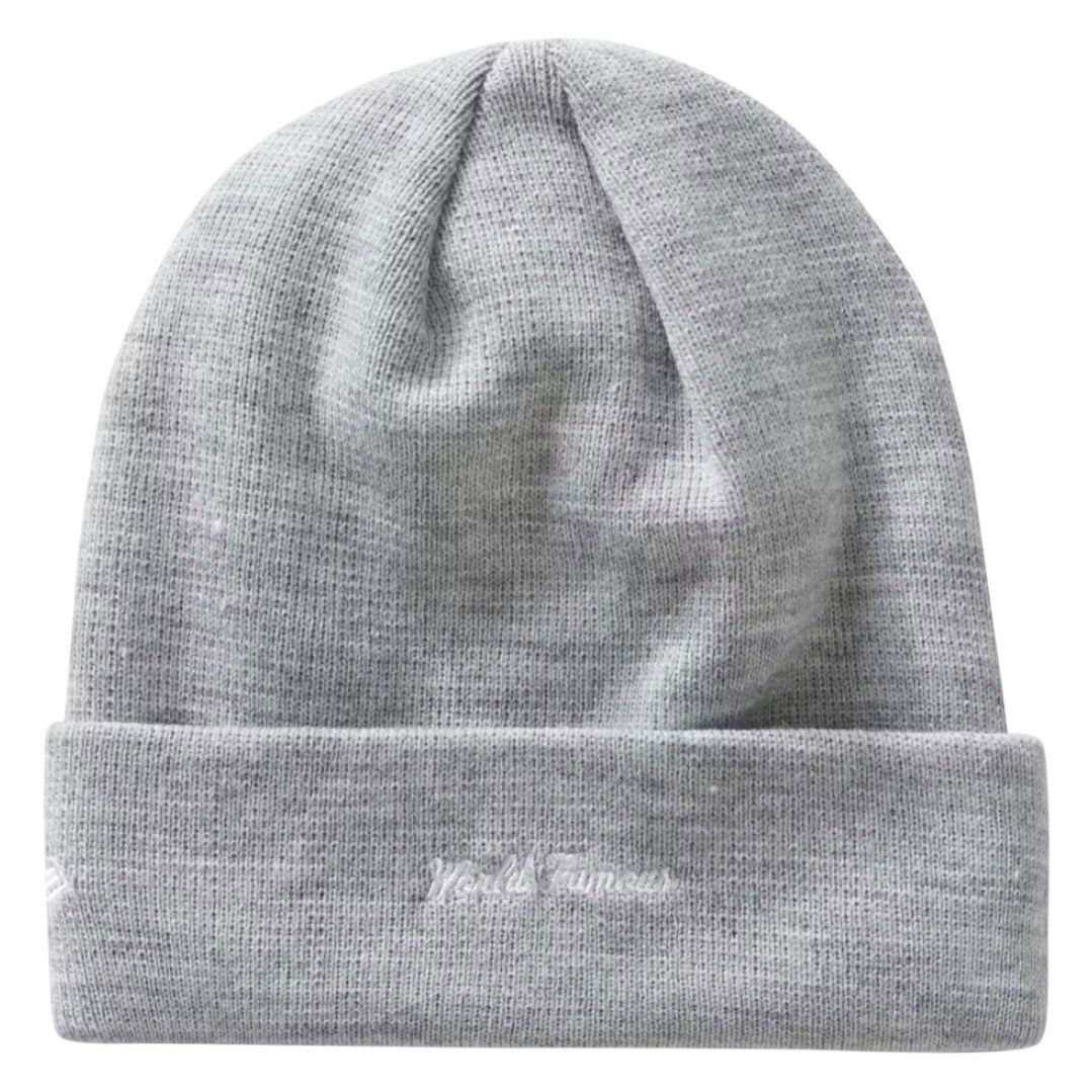 Supreme RARE NEW Supreme New York Cross Box Logo Heather Grey Beanie Size ONE SIZE - 2 Thumbnail