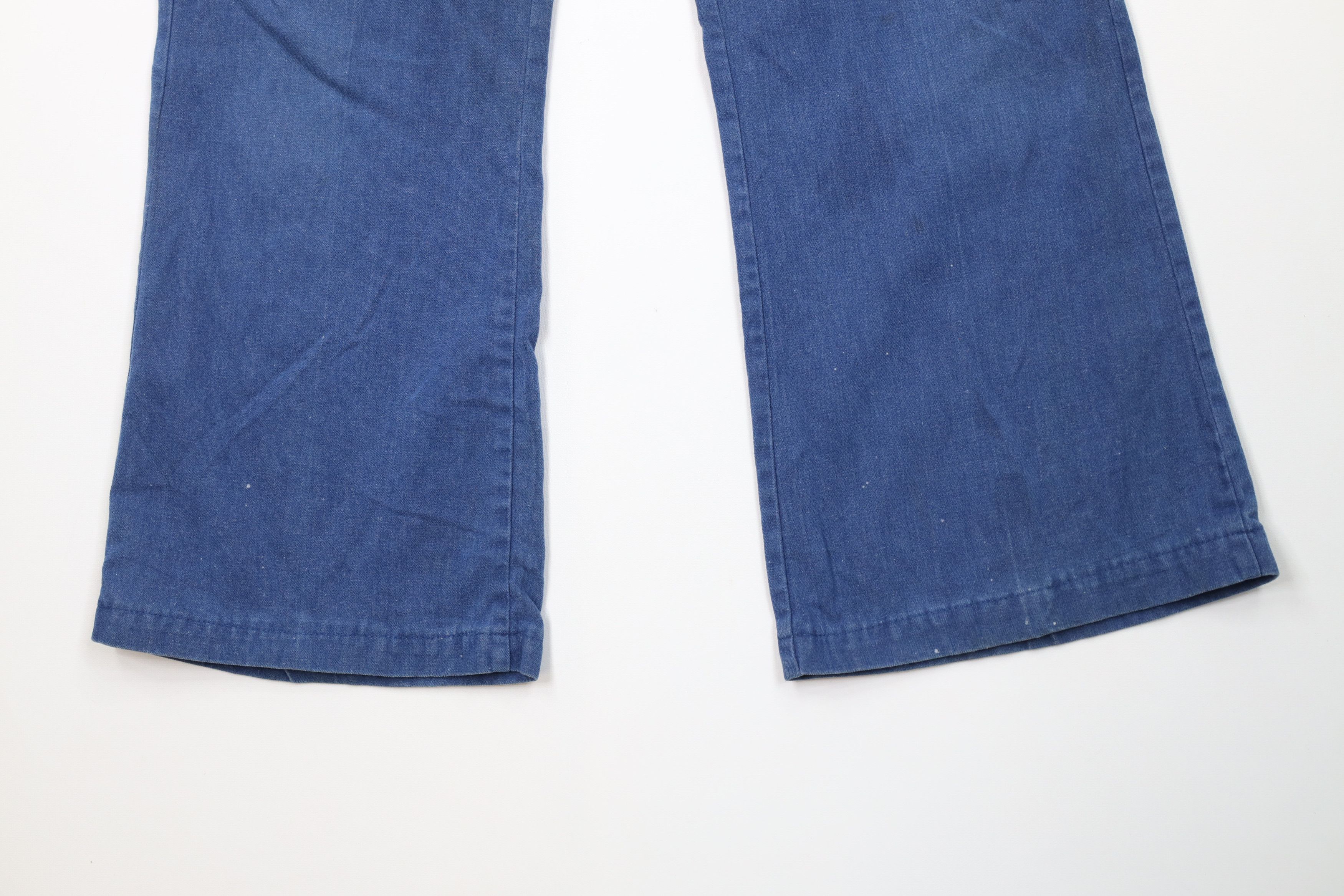Vintage Vintage 70s Streetwear Soft Cloth Bell Bottoms Jeans USA Size US 34 / EU 50 - 4 Thumbnail