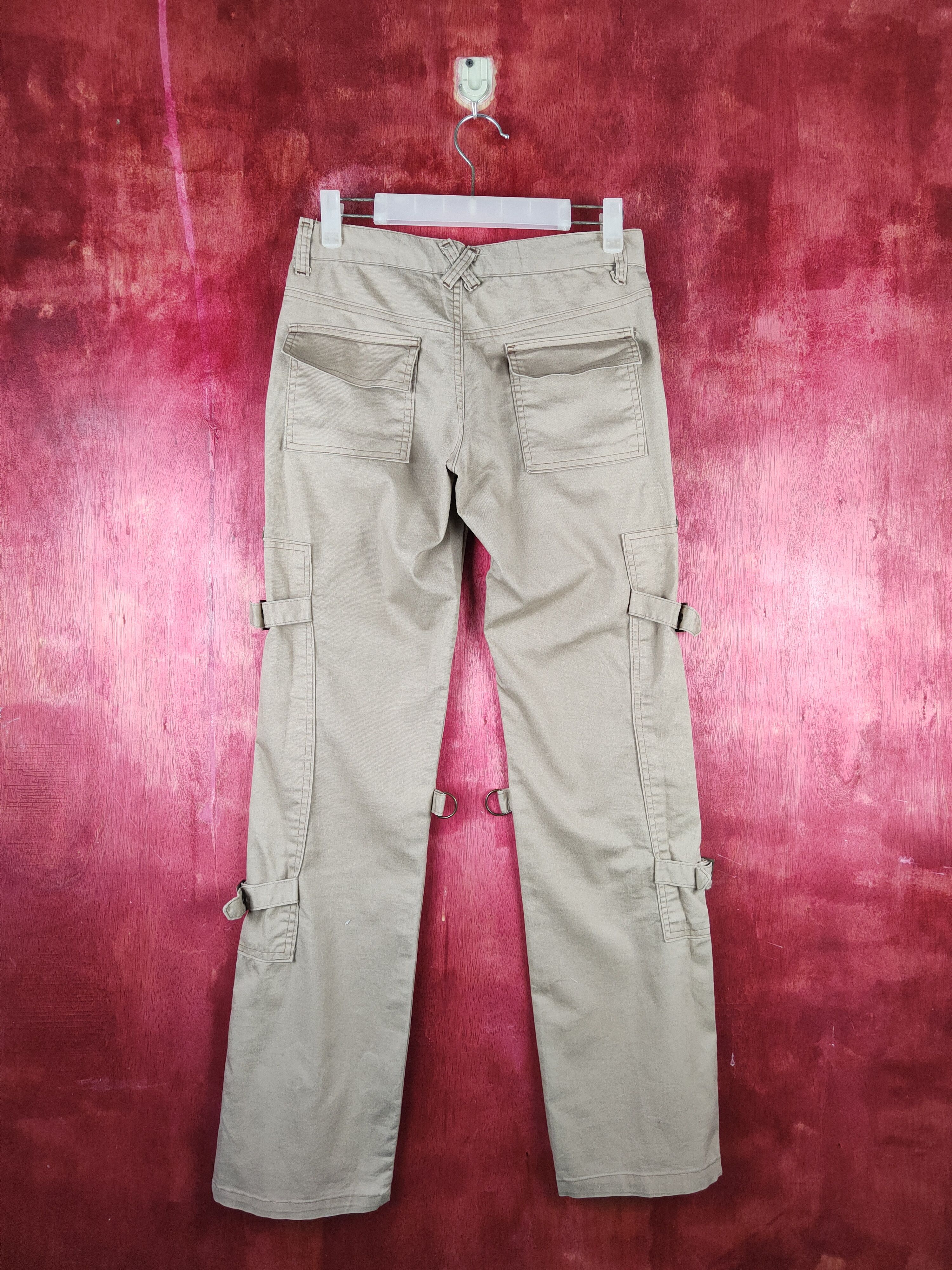 Japanese Brand Cashy Beige Multipocket Tactical Cargo Pants #S1259 Size 28" / US 6 / IT 42 - 8 Thumbnail