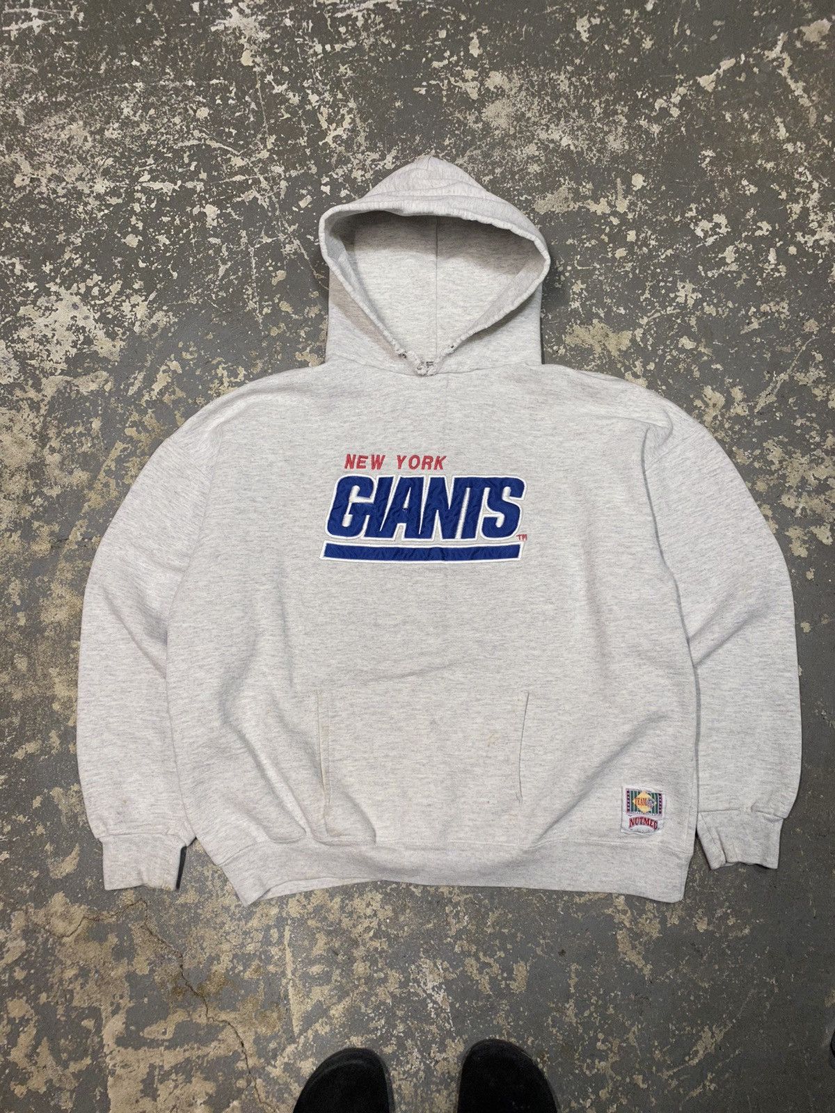 VINTAGE NY GIANTS NUTMEG NFL HOODIE - Primetime