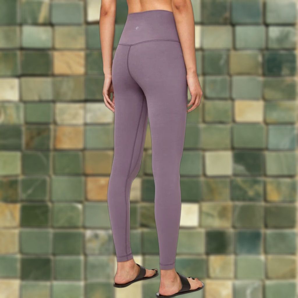 Lululemon Lululemon Align Pant Size 6 25” Graphite Purple Pockets Leggings Yoga A2W A2W Size 28" / US 6 / IT 42 - 1 Thumbnail