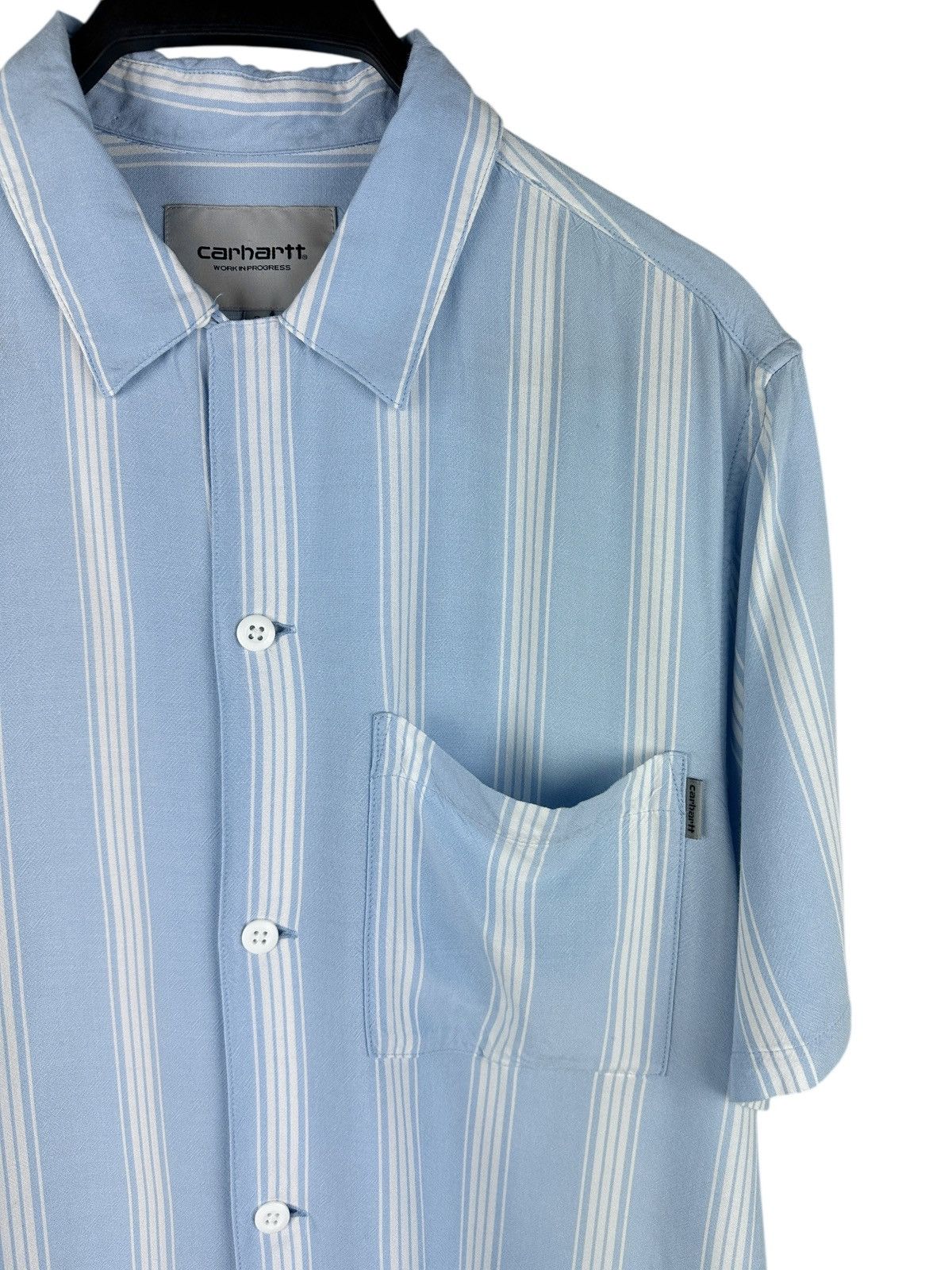Carhartt Wip Carhartt WIP Chester Shirt Striped Short Sleeve Button Up Size US S / EU 44-46 / 1 - 3 Thumbnail