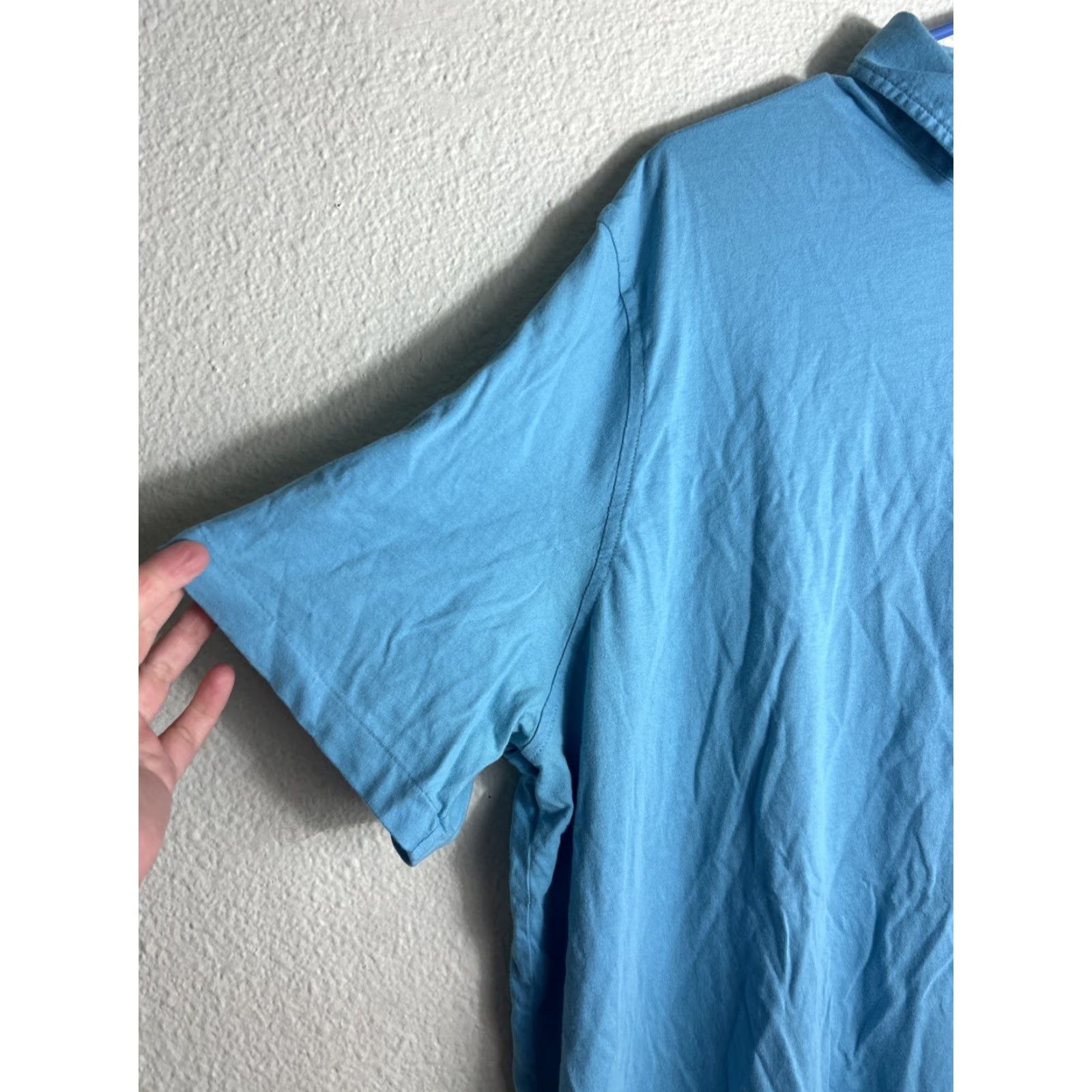 Ralph Lauren Ralph Lauren Polo Shirt Mens XL Classic Fit Short Sleeve Blue Knit Cotton Logo Preppy Designer Golf Walking 27” Chest 33” Length Size US XL / EU 56 / 4 - 2 Thumbnail