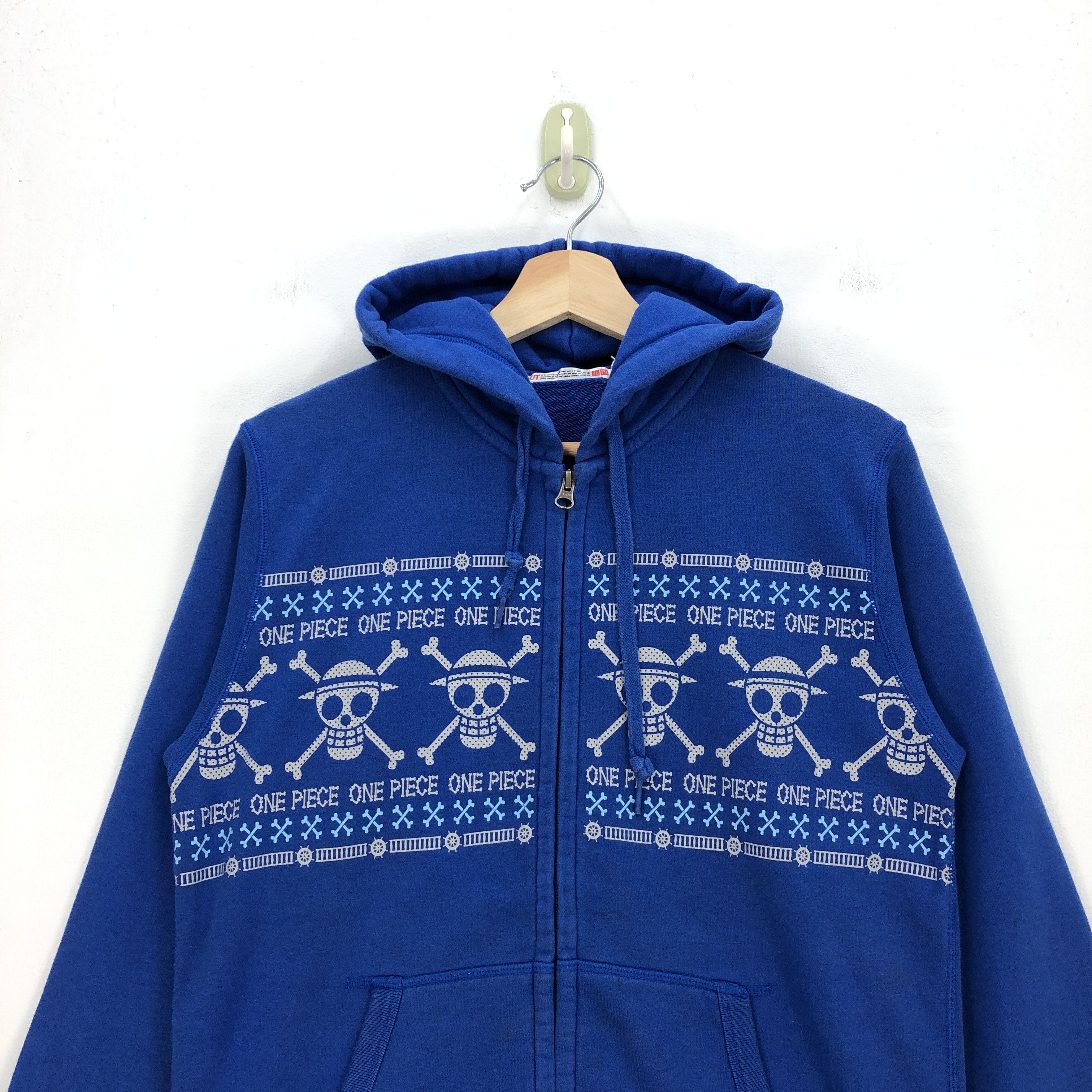 Anime One Piece Sweater Japanese Anime Zipper Sweatshirt Size US M / EU 48-50 / 2 - 3 Thumbnail