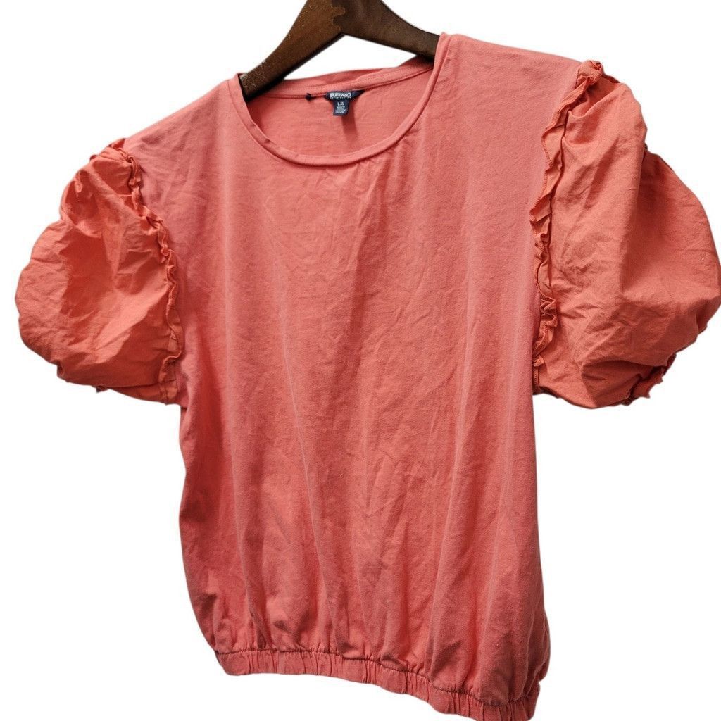 Buffalo David Bitton Buffalo David Bitton Women's Puff Short Sleeves Blouse Large Size L / US 10 / IT 46 - 4 Thumbnail