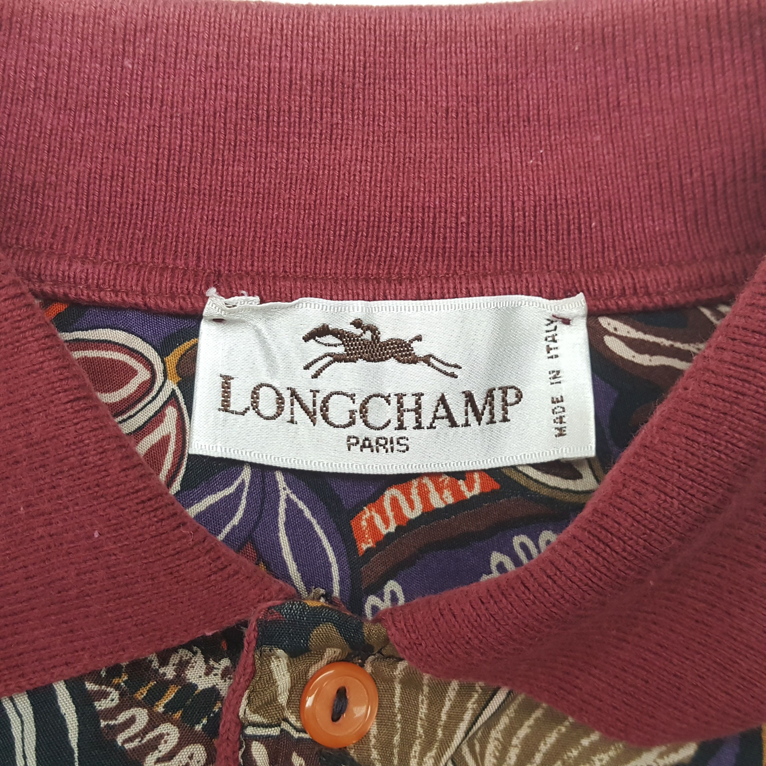 Longchamp Vintage LONGCHAMP Luxury Fashion Brand Shirt RR10 Size US XL / EU 56 / 4 - 4 Thumbnail