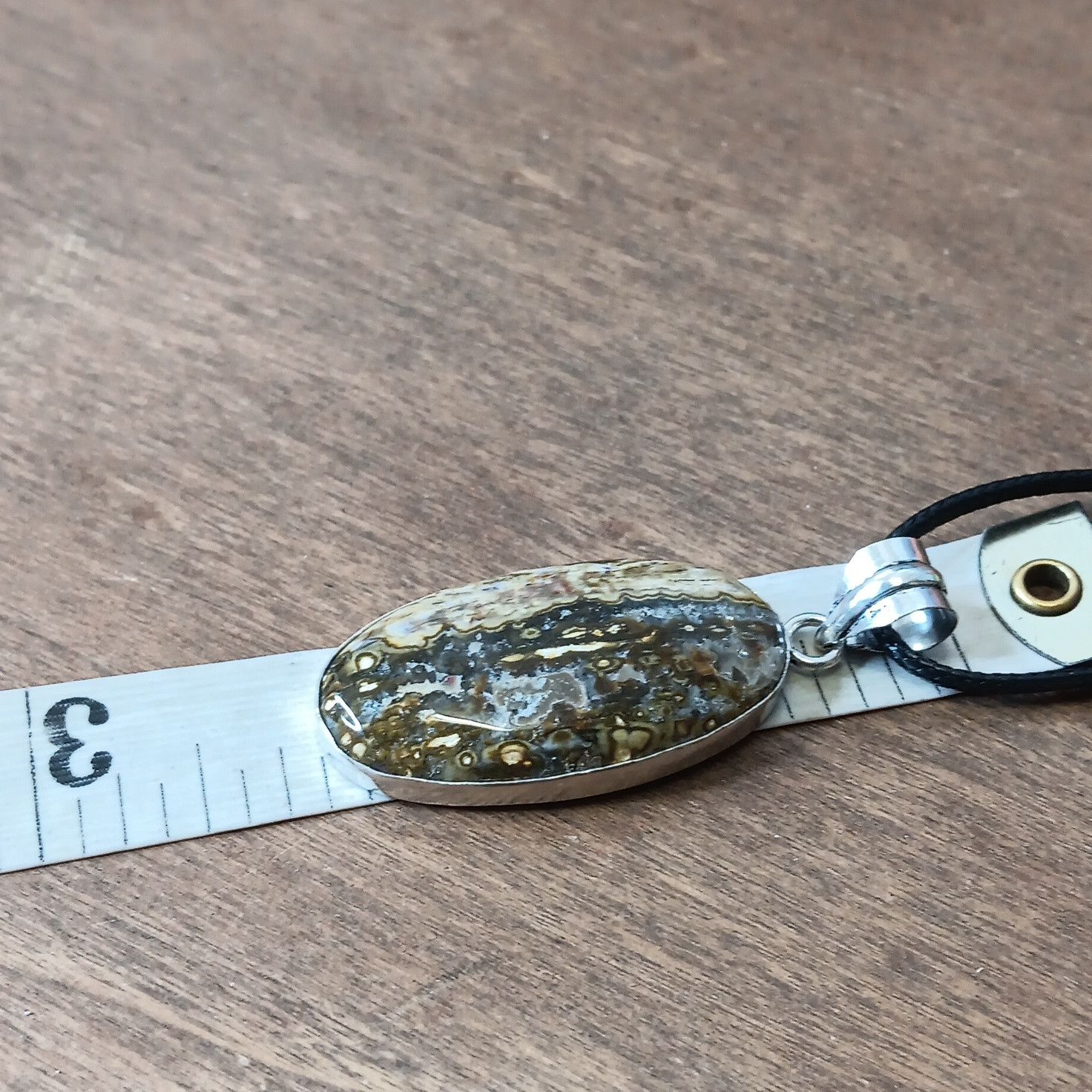 Other Ocean Jasper gemstone pendant necklace Size ONE SIZE - 3 Thumbnail