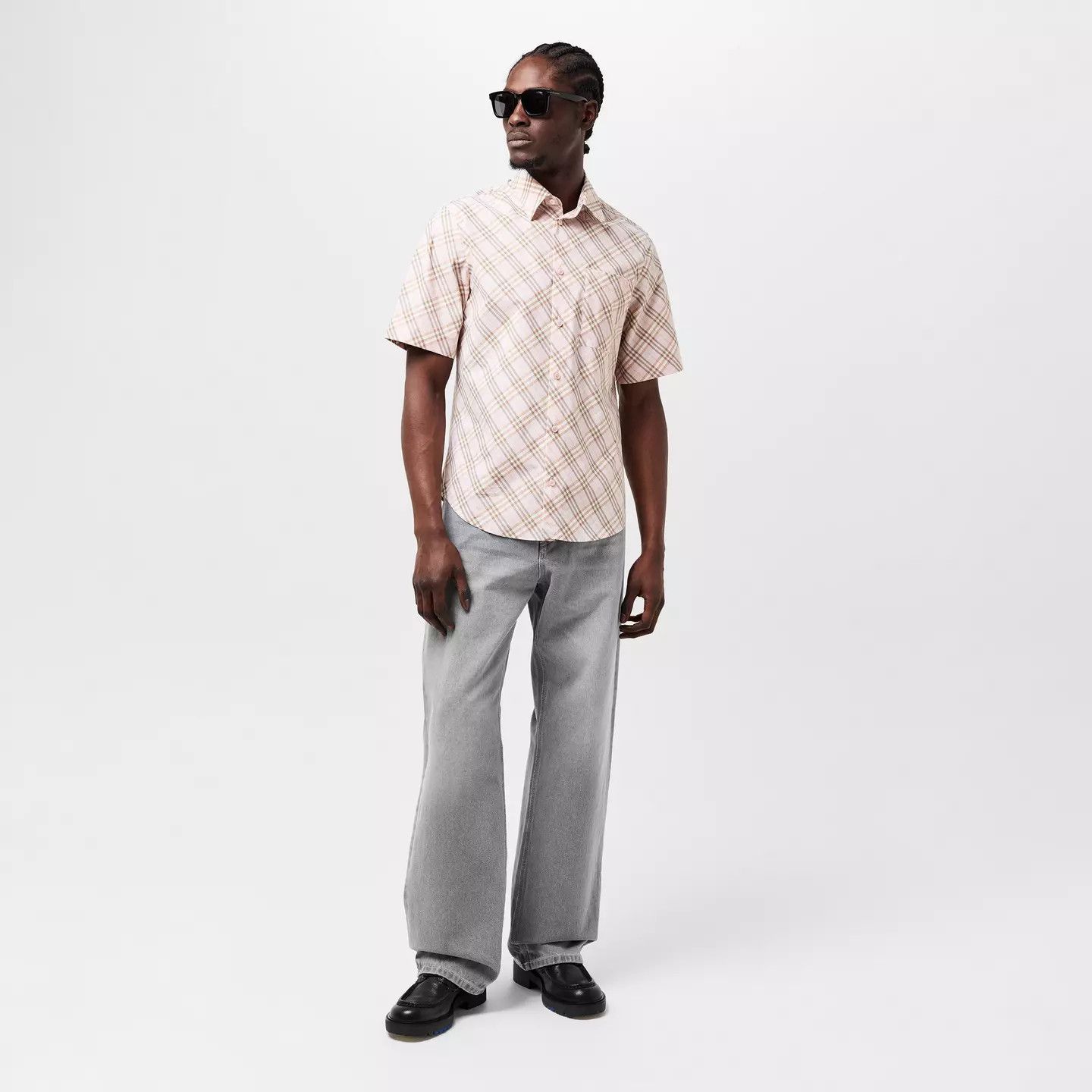 Burberry o1g2r1mq0426 Check Short Sleeve Shirt in Multicolor Size US S / EU 44-46 / 1 - 5 Thumbnail