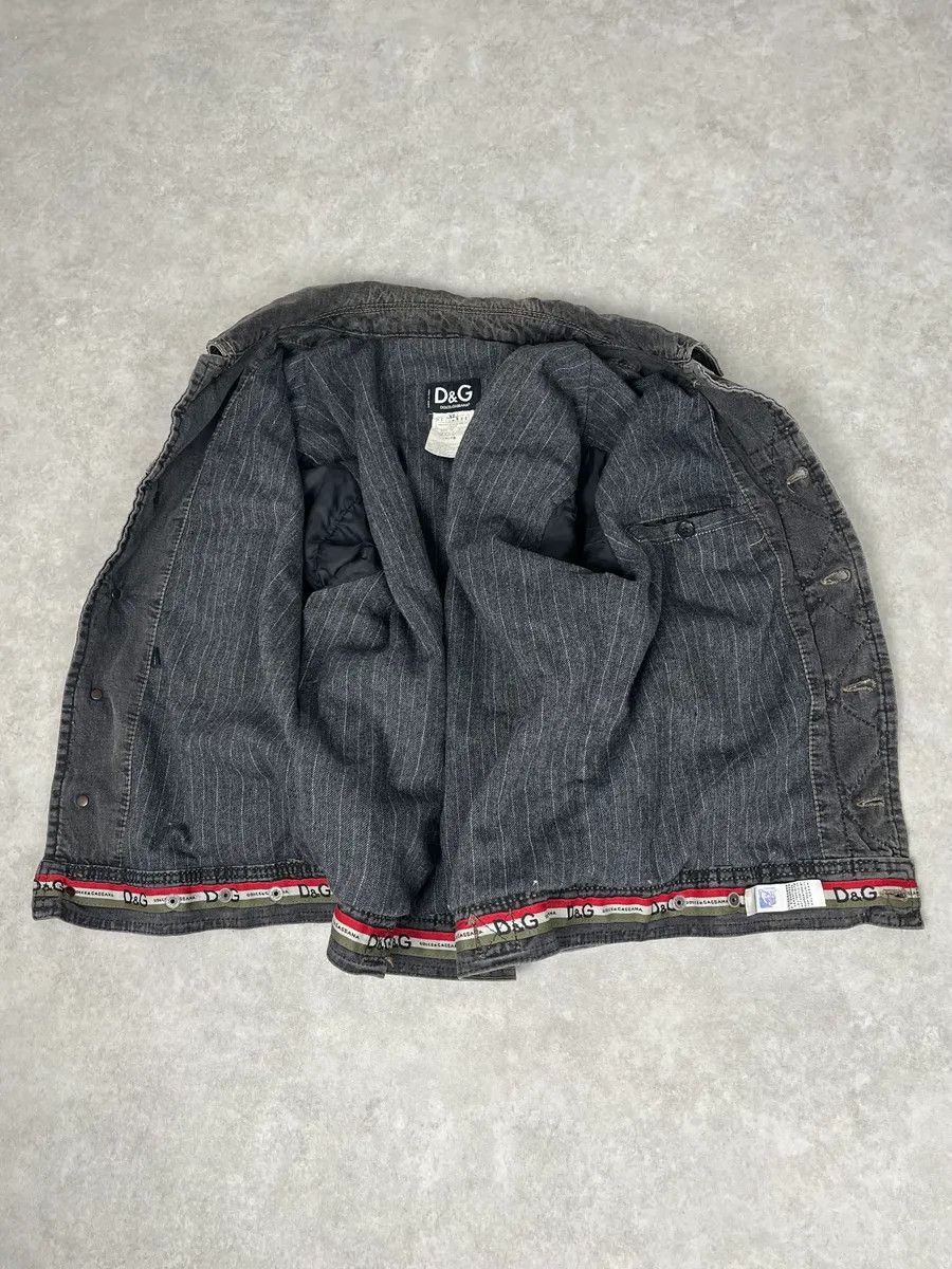Dolce & Gabbana AW2004 Dolce & Gabbana Grey Denim Pocket Straps Jacket Size US M / EU 48-50 / 2 - 9 Thumbnail