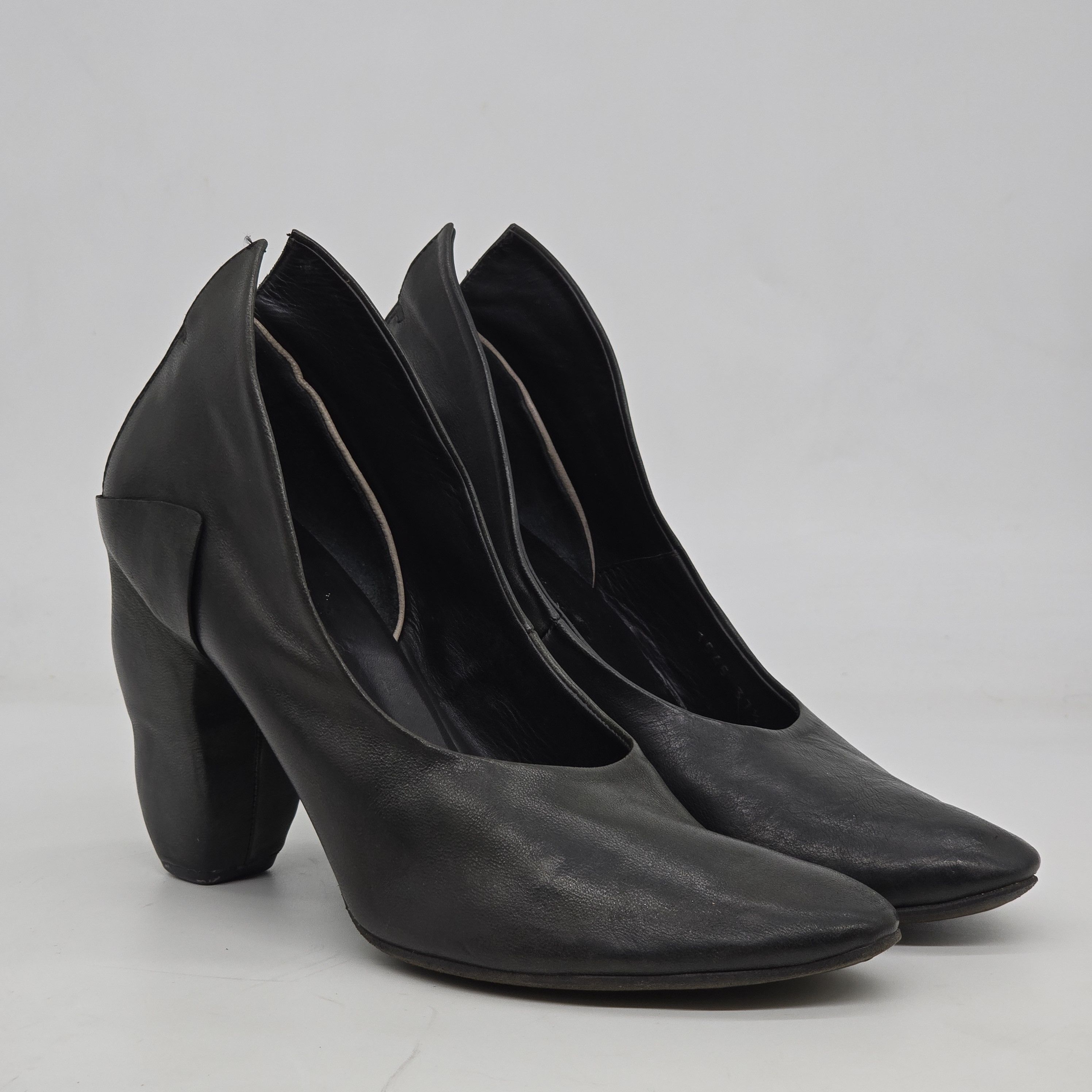 Marsell - Winged Block Heel Pumps