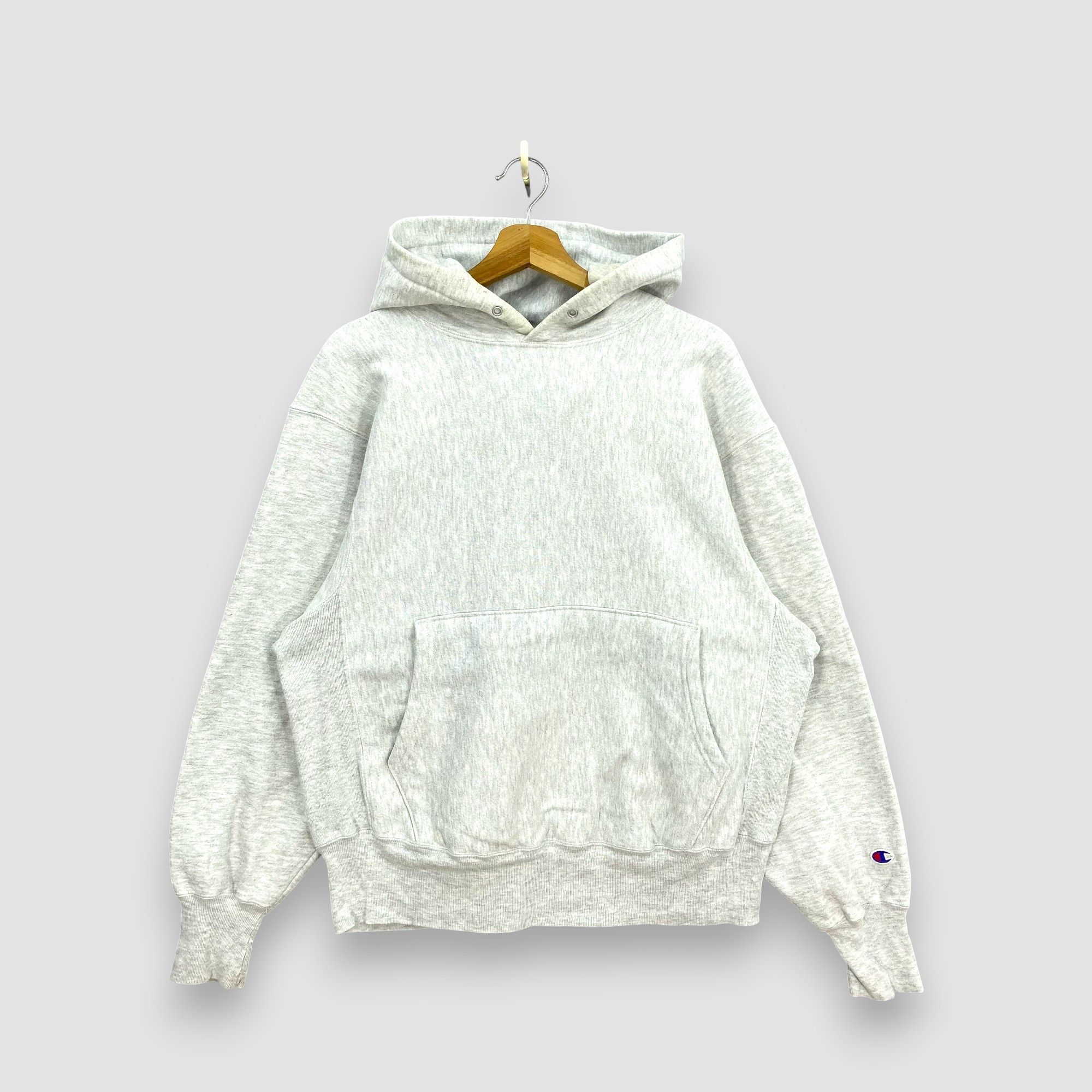 Champion Vintage Y2K Champion Reverse Weave Pullover Hoodie Sweater Size US L / EU 52-54 / 3 - 1 Thumbnail