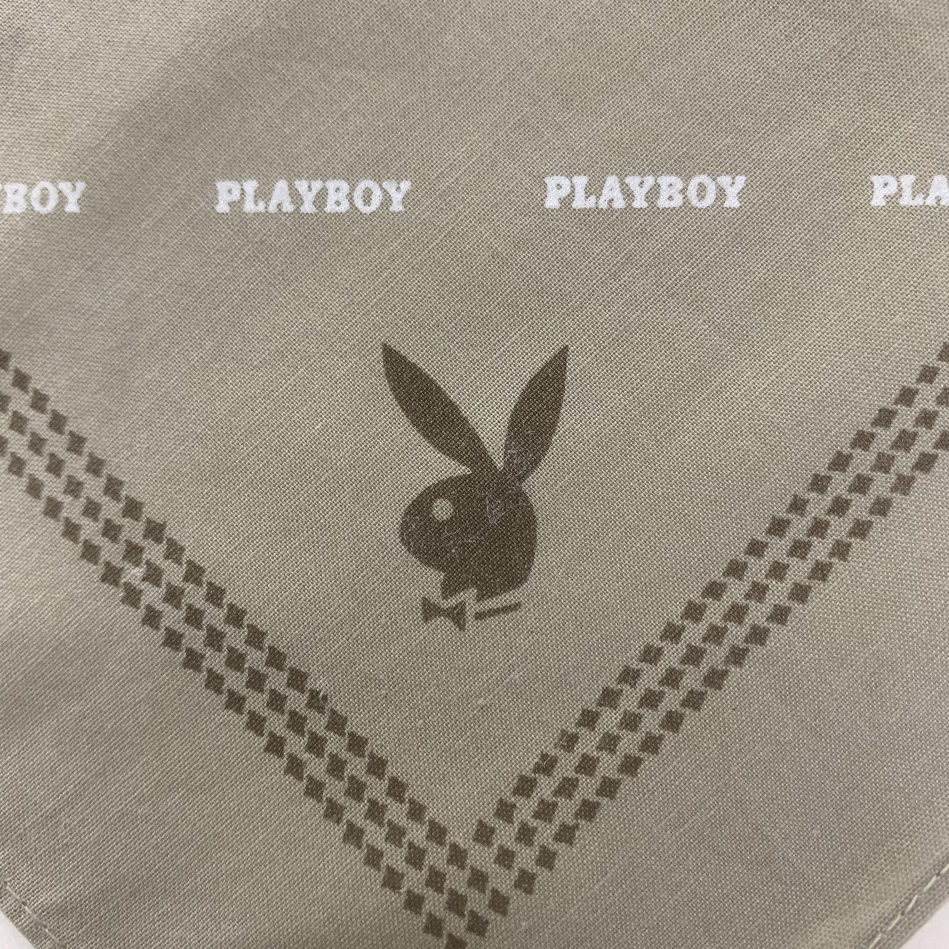 Playboy Playboy Handkerchief Bandana Neckerchief Pocket Square Size ONE SIZE - 4 Thumbnail