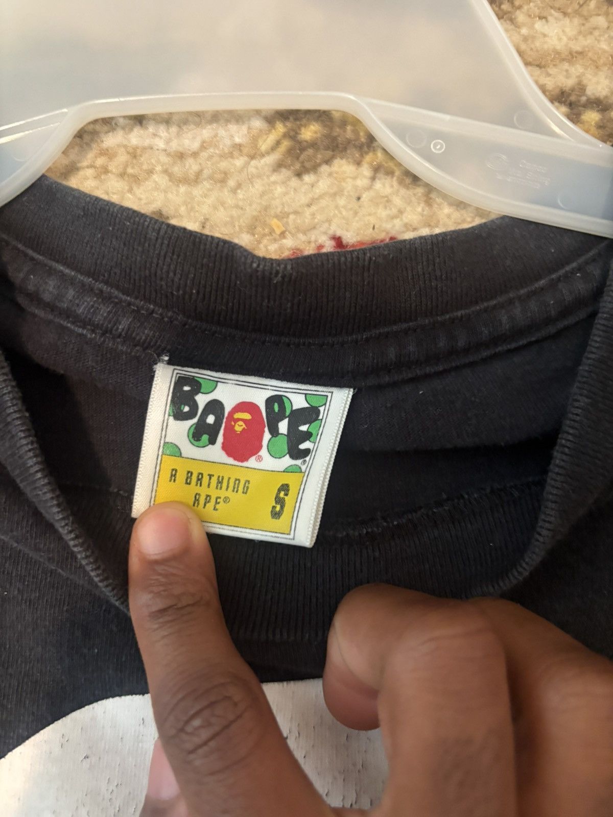 Bape Black Bape Head Shirt Size US S / EU 44-46 / 1 - 3 Thumbnail