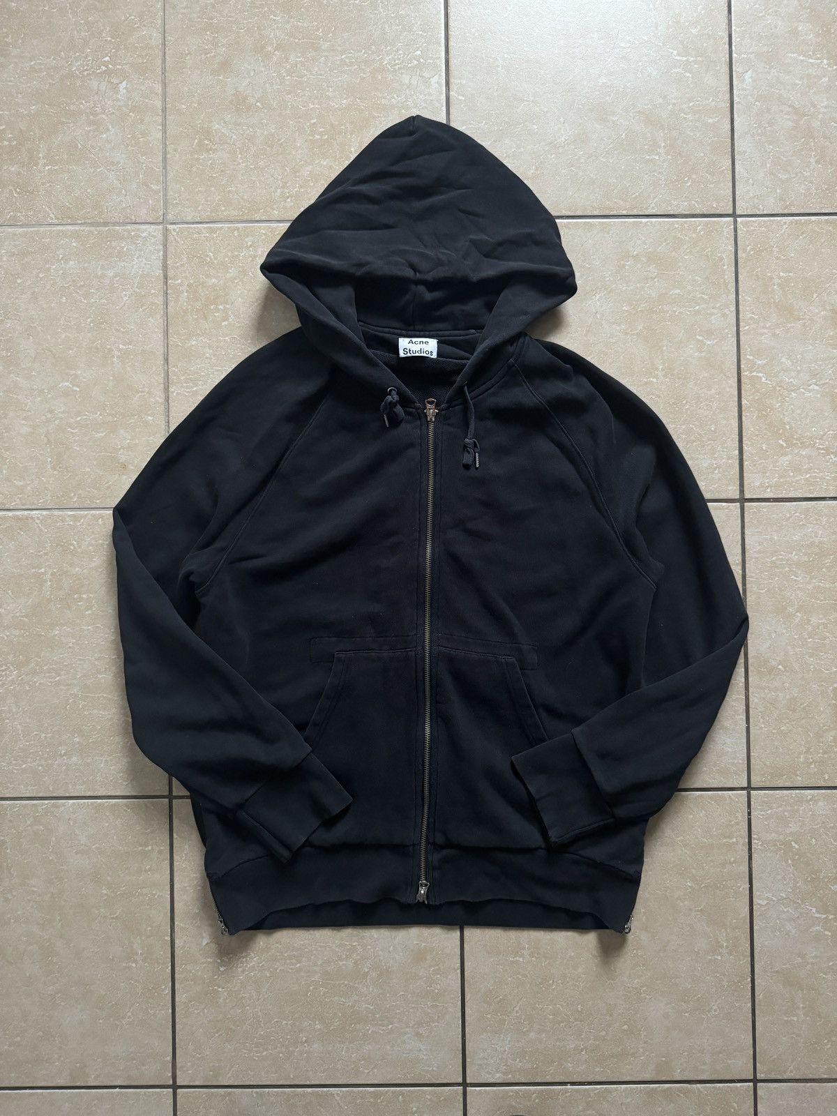 Acne Studios JUSTIN outlets zip up hoodie