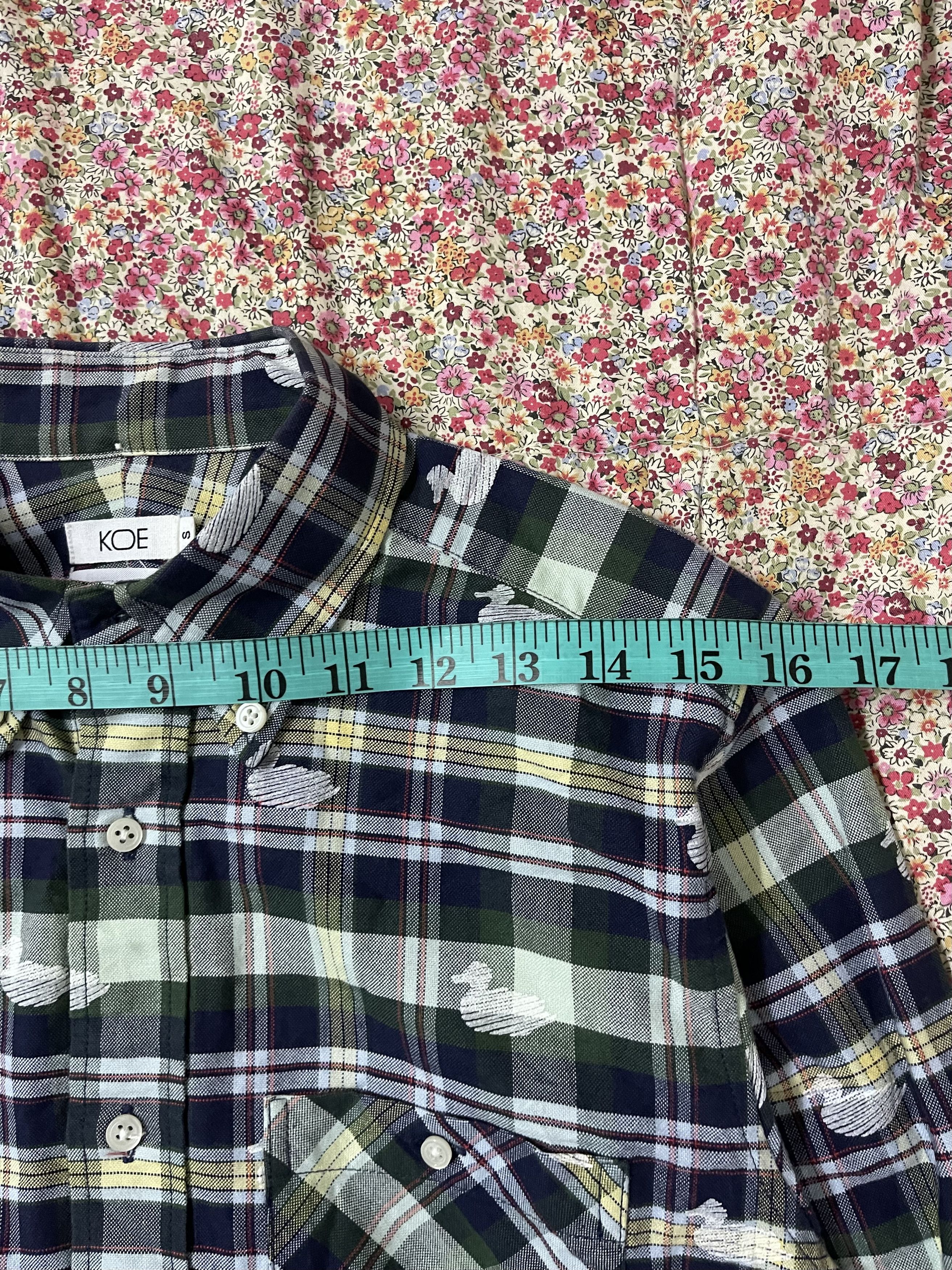Thom Browne Koe x Thom Browne LongSleeve Checked Duck Shirt Size US S / EU 44-46 / 1 - 11 Thumbnail