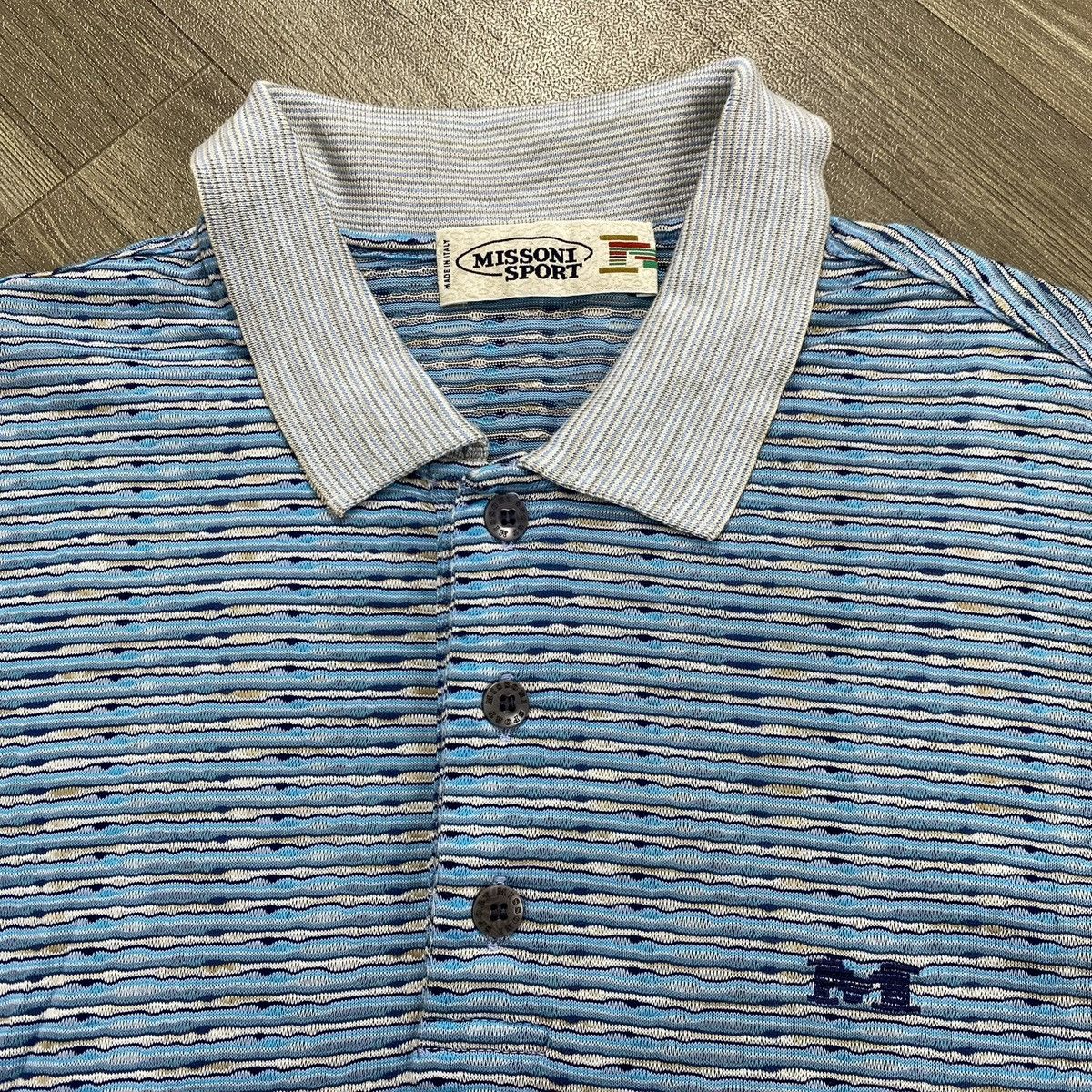 Missoni Vintage Missoni Sport Italy 3D Cable Polo Shirt Coogi Size US S / EU 44-46 / 1 - 3 Thumbnail