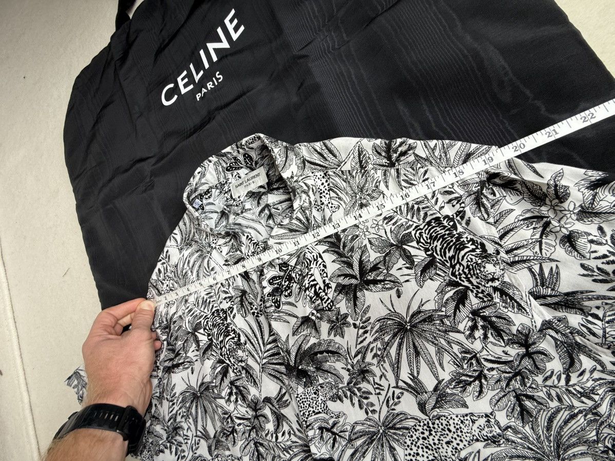 Saint Laurent Paris SS21 Saint Laurent jungle animal print Hawaiian shirt 41 Size US L / EU 52-54 / 3 - 4 Thumbnail