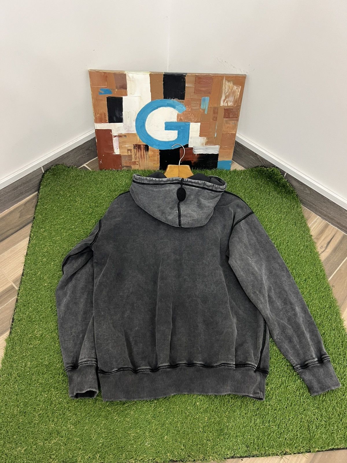 Japanese Brand Arctic Army Faded Big Logo Hoodie Made In Portugal Size US S / EU 44-46 / 1 - 10 Thumbnail