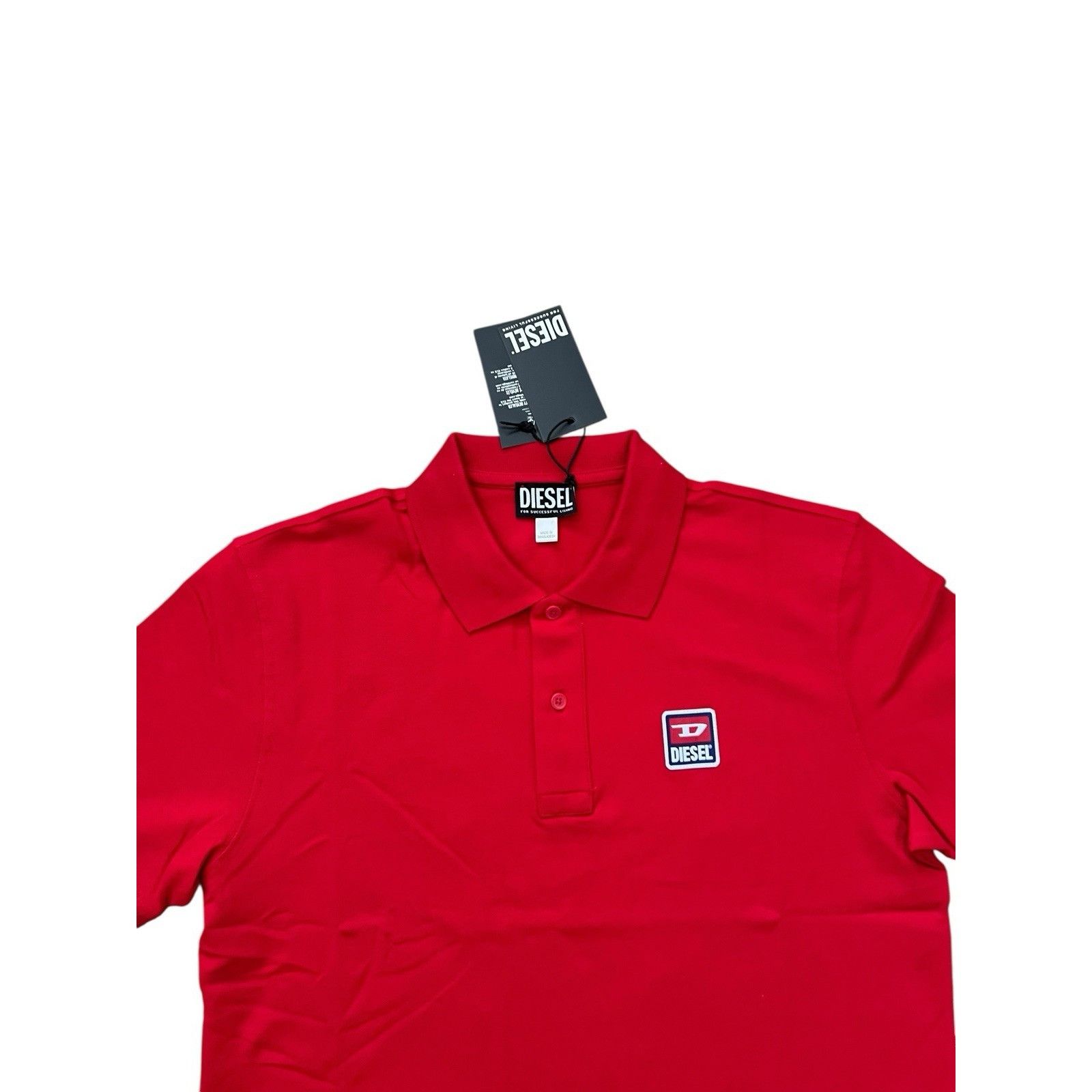 Diesel Diesel Mens T-Smith Polo Shirt Red $110 Size M Size US M / EU 48-50 / 2 - 2 Thumbnail