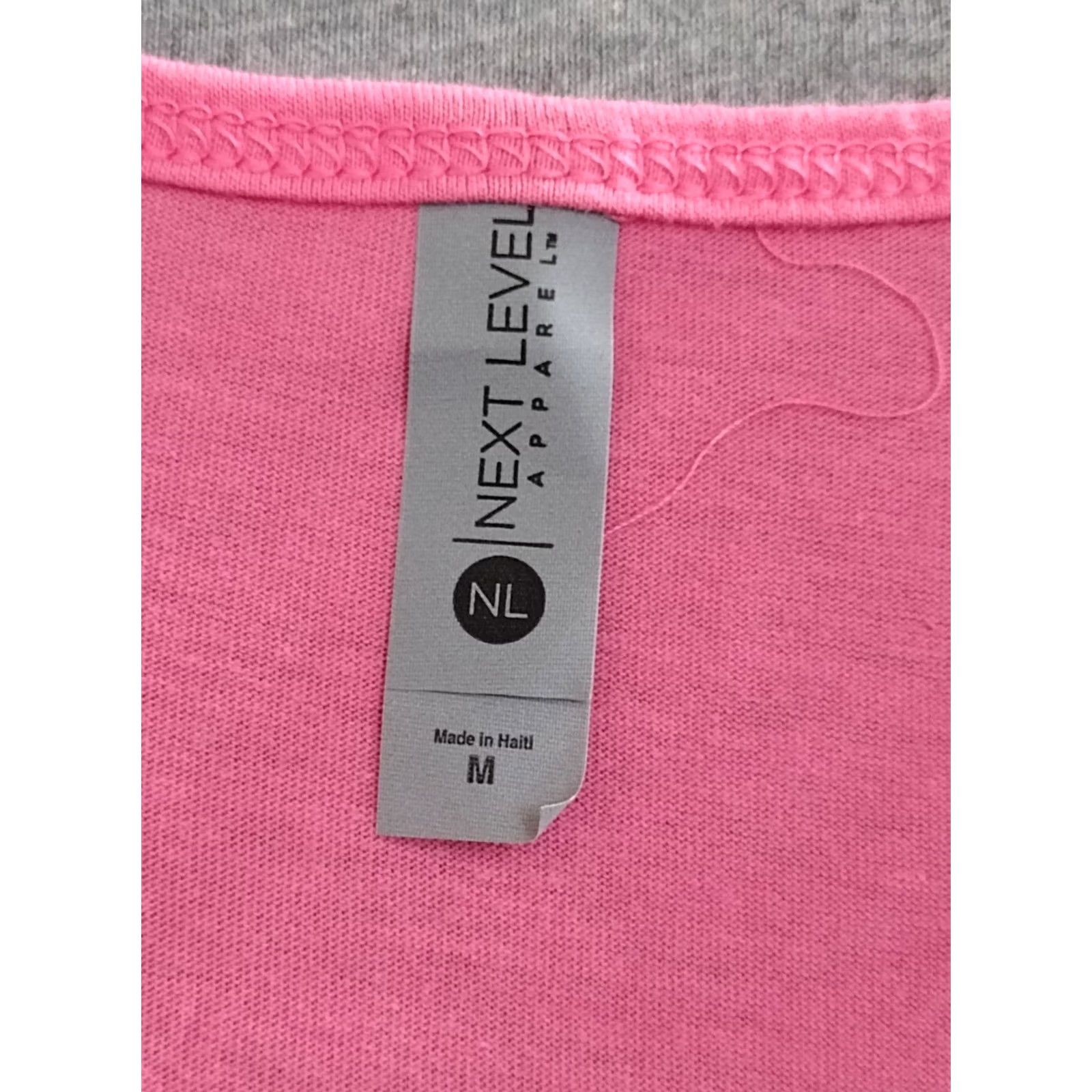 Next Level Next Level Women's Racerback Athletic Tank Top Shirt Pack of 3 Size M Pink Size M / US 6-8 / IT 42-44 - 6 Thumbnail