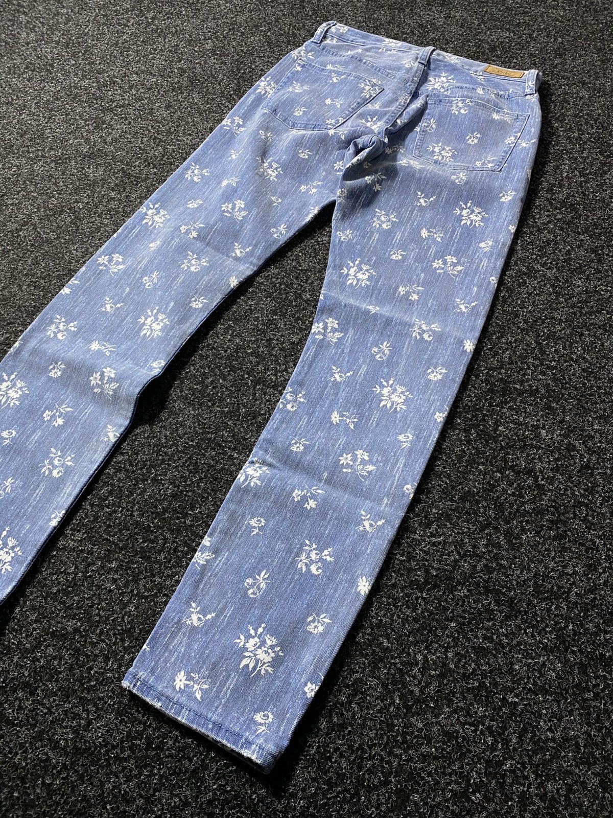 If Six Was Nine × Polo Ralph Lauren × Vintage Vintage Y2K Floral Polo Ralph Lauren Jeans baggy pants Size 27" / US 4 / IT 40 - 9 Thumbnail