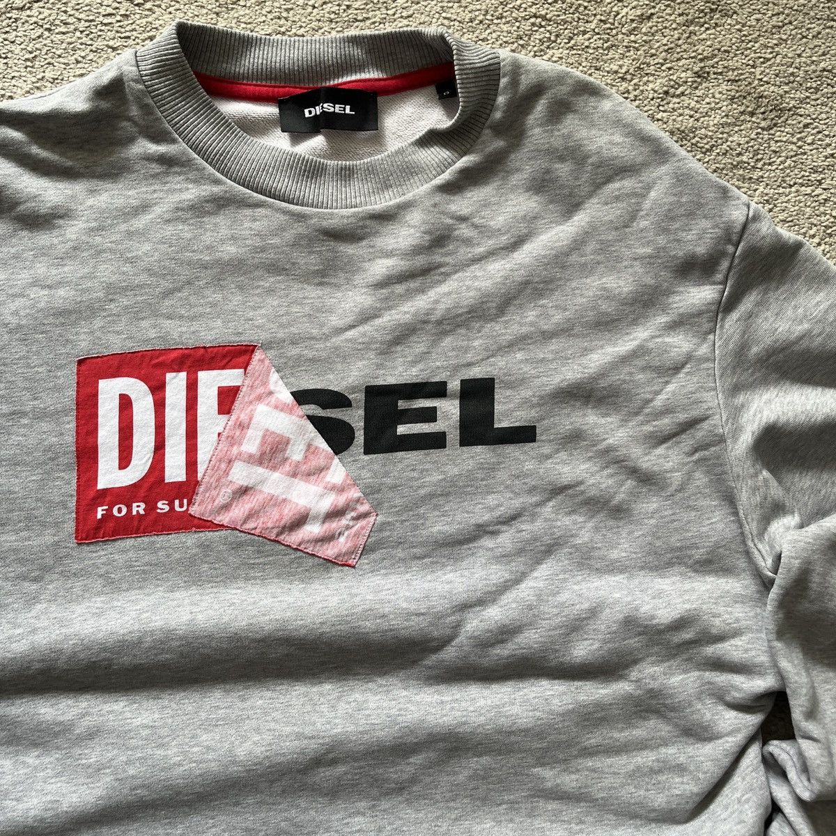 Diesel Diesel Industry Logo Peel Crewneck Sweatshirt Size US S / EU 44-46 / 1 - 2 Thumbnail
